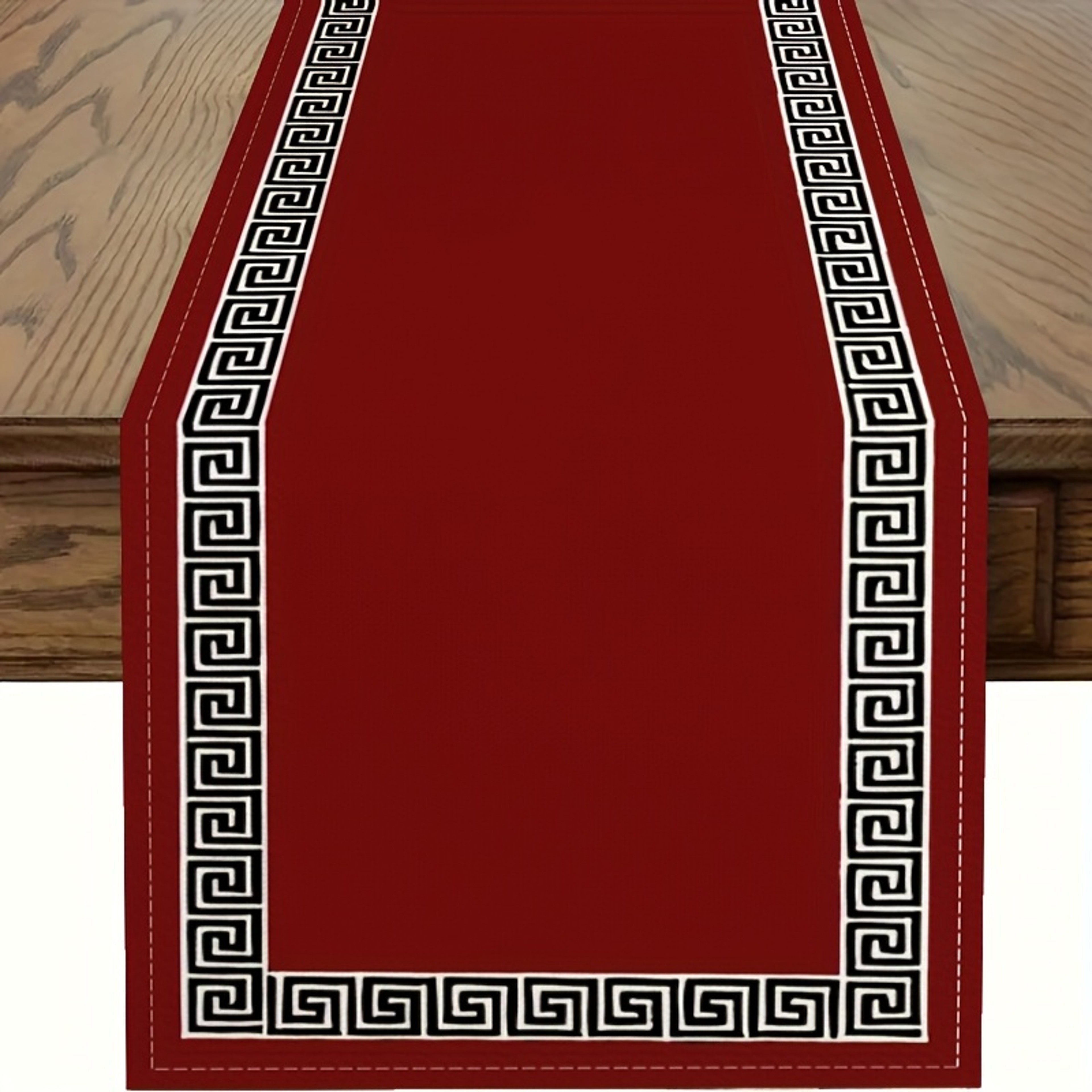 Classic Striped Non Slip Polyester Table Runner for Dining & Kitchen Decor – view 3