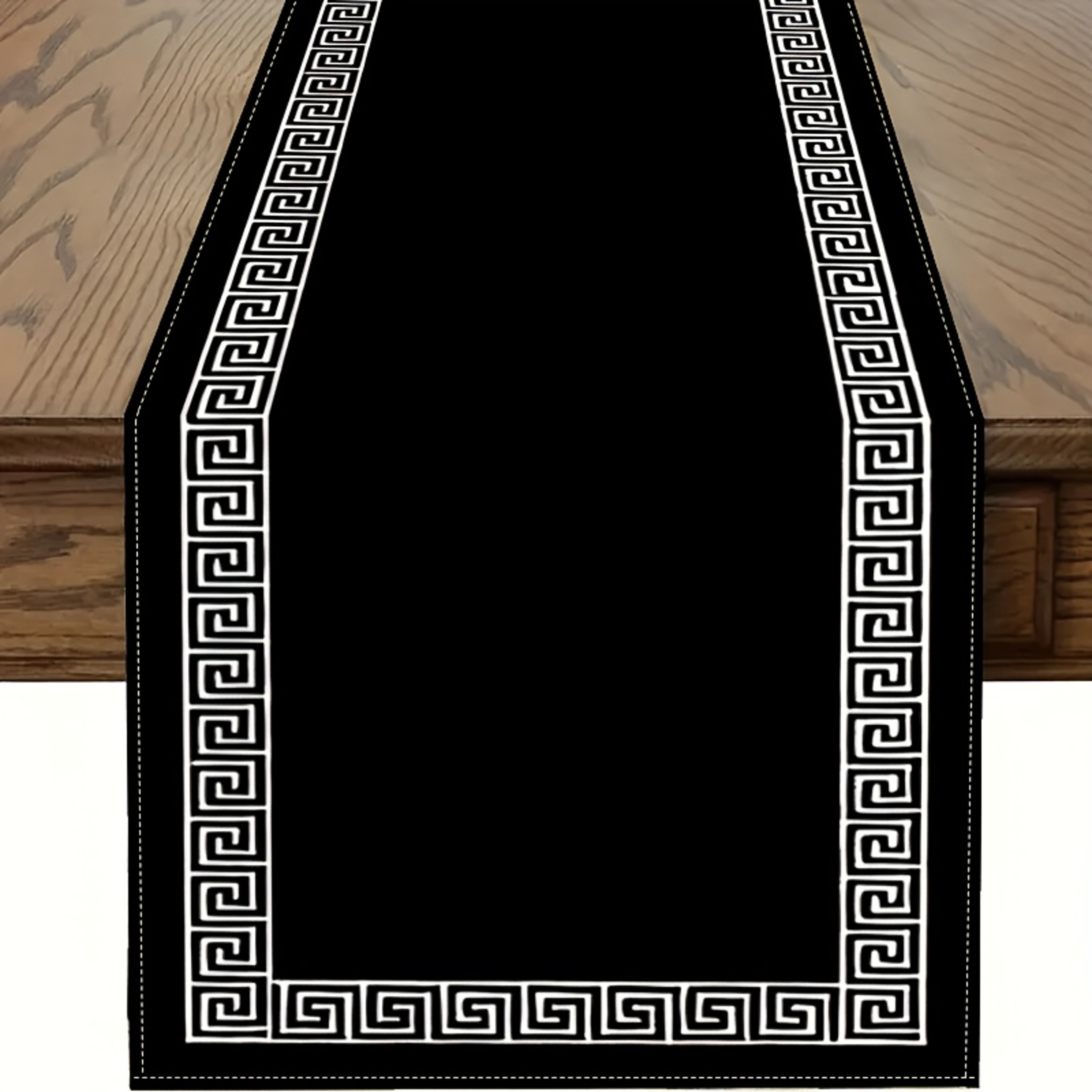 Classic Striped Non Slip Polyester Table Runner for Dining & Kitchen Decor – view 8