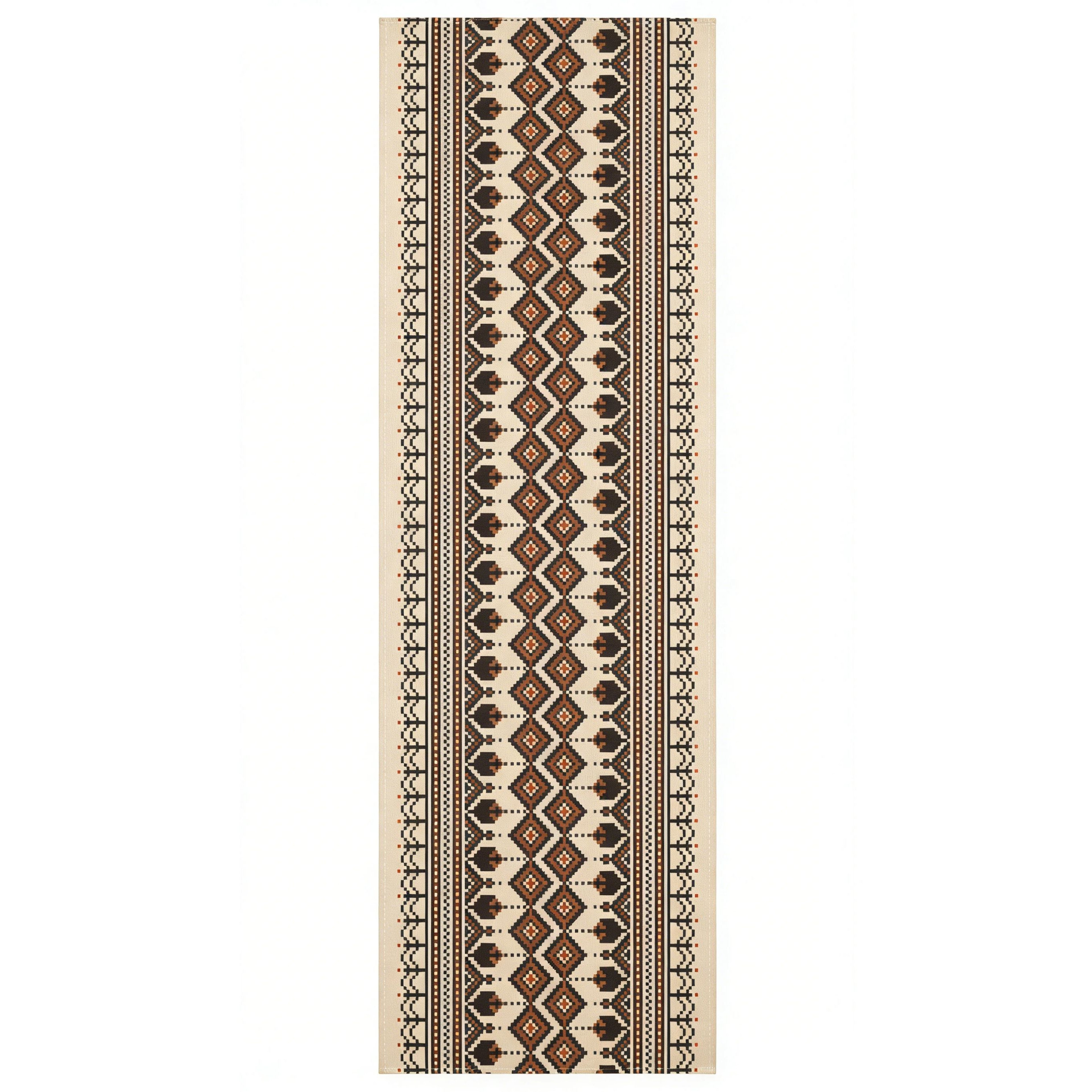 Bohemian Geometric Diamond Table Runner Ethnic Print Dining Decor 5