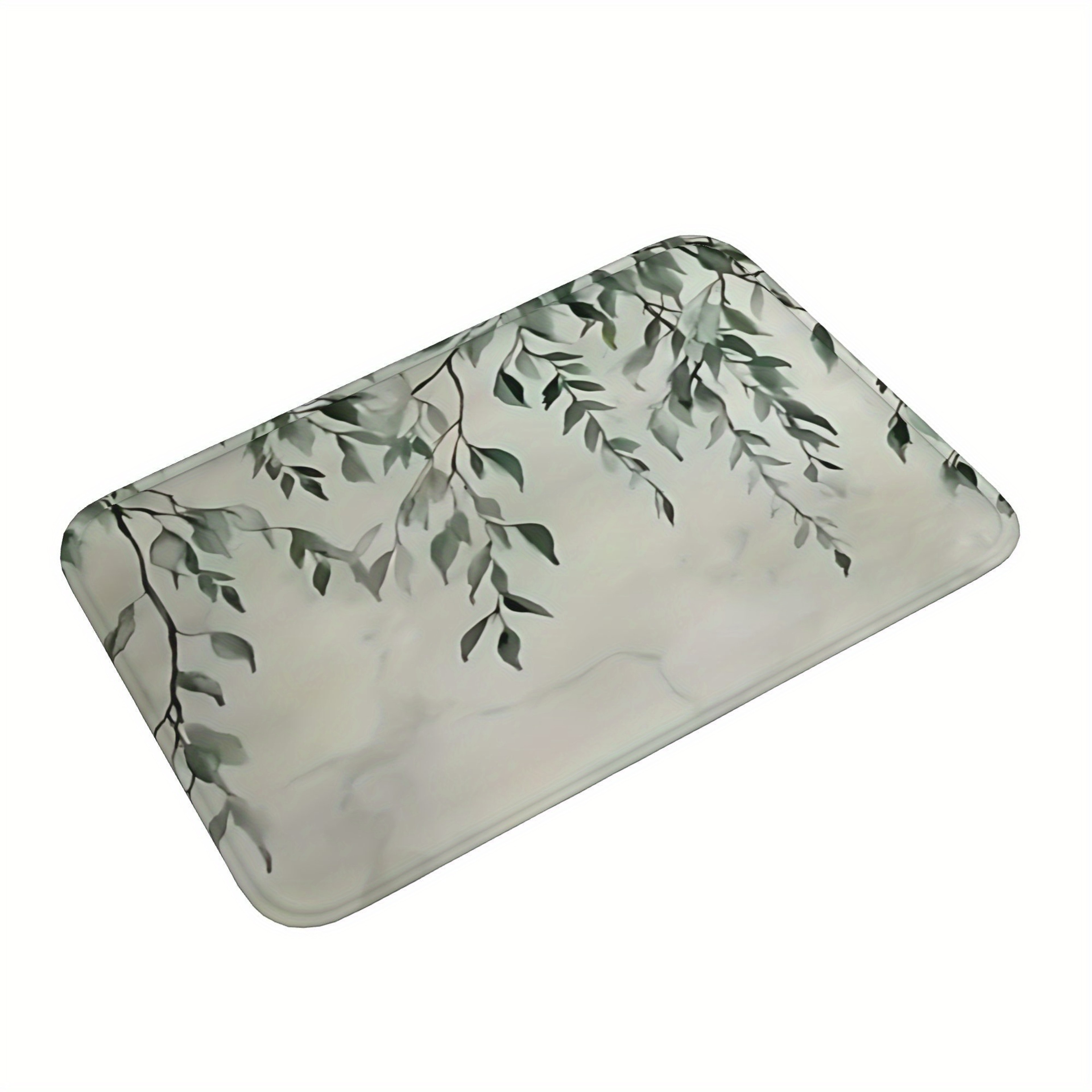 Super Absorbent Non Slip Floor Mat with Leaf Design for Bathroom & Kitchen – view 5