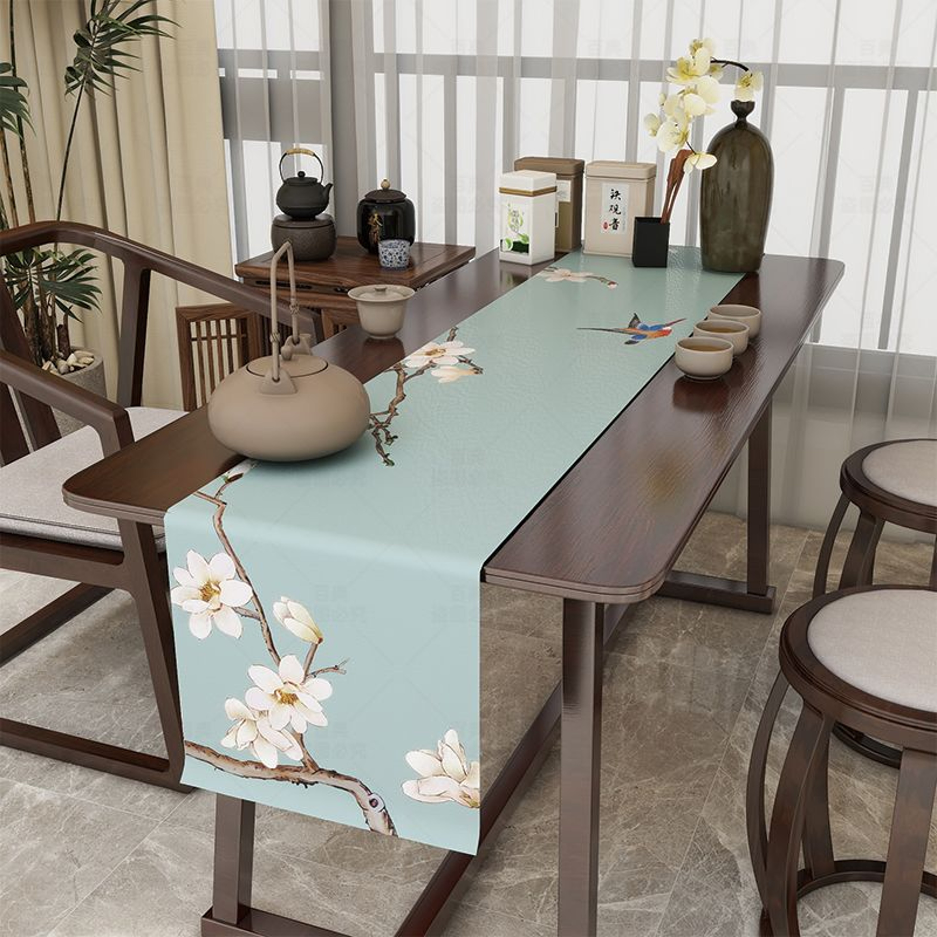 Premium Rectangular Table Runner for Dining Table & Kitchen Decor Anti Stain & Elegant Design – view 11