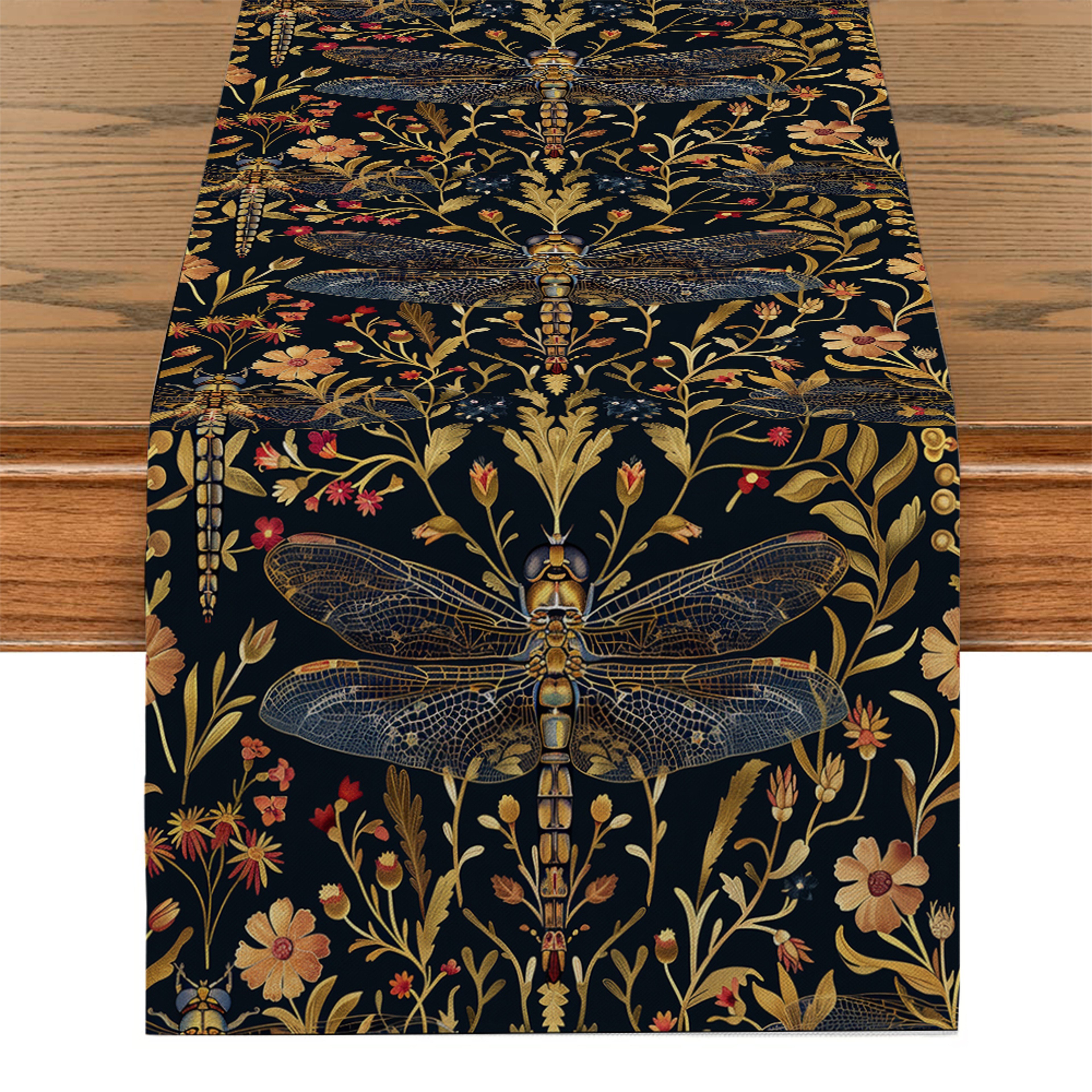 William Morris Table Runner Sunflower Vintage Floral Dining Table Decor 0