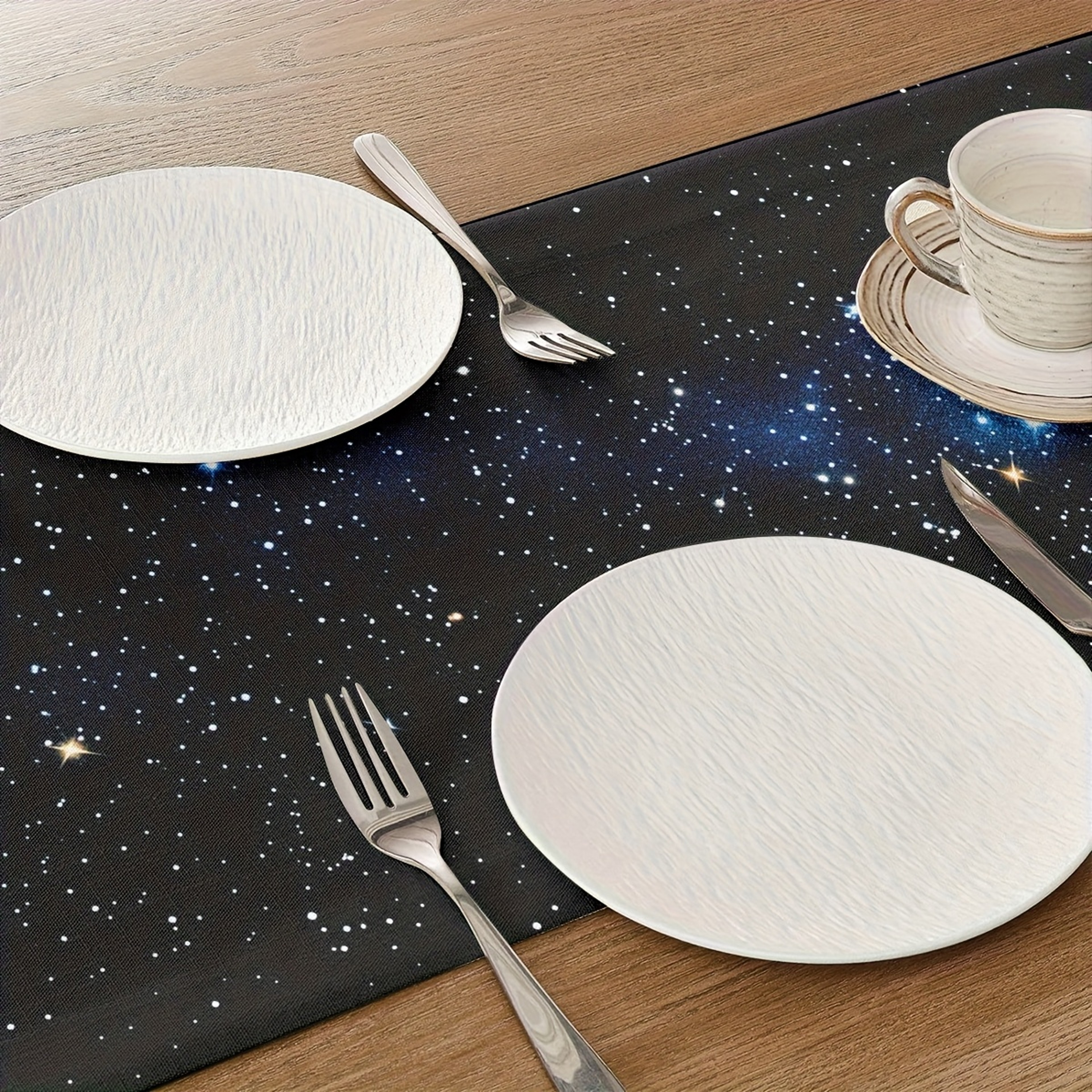 Starry Night Galaxy Table Runner For Celestial Dining Decor 2