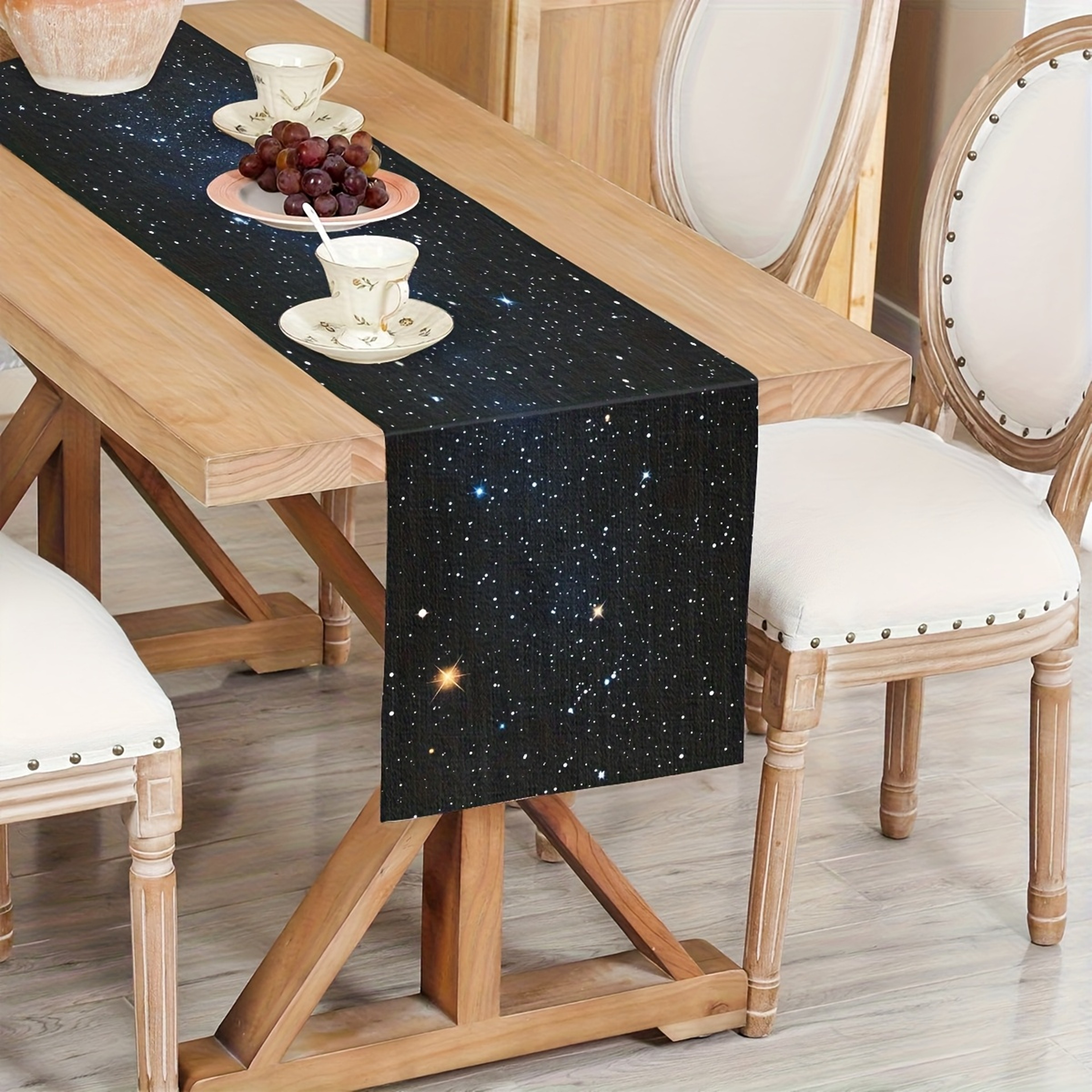 Starry Night Galaxy Table Runner For Celestial Dining Decor 3
