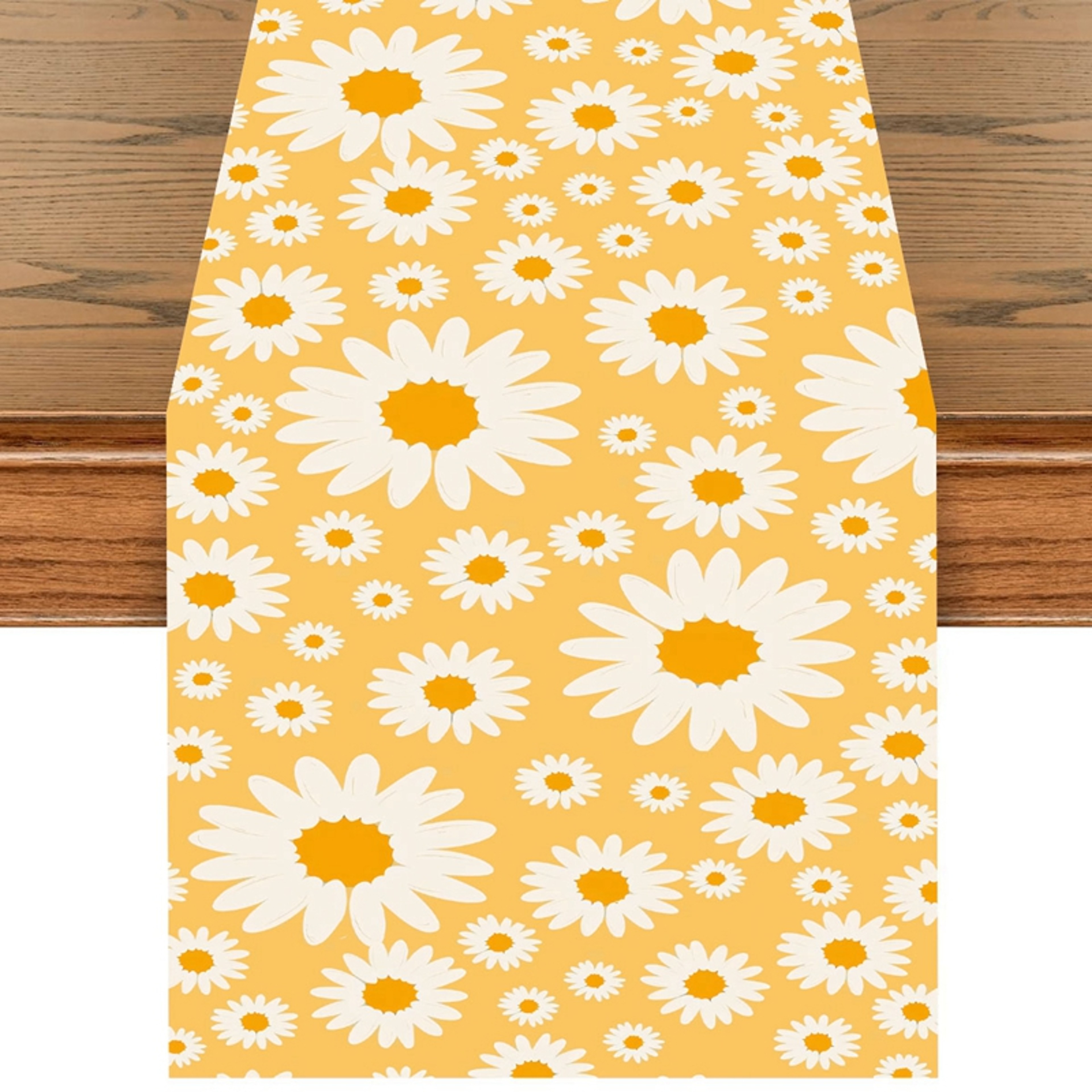 Daisy Table Runner For First Birthday And Baby Shower Party Decor 1