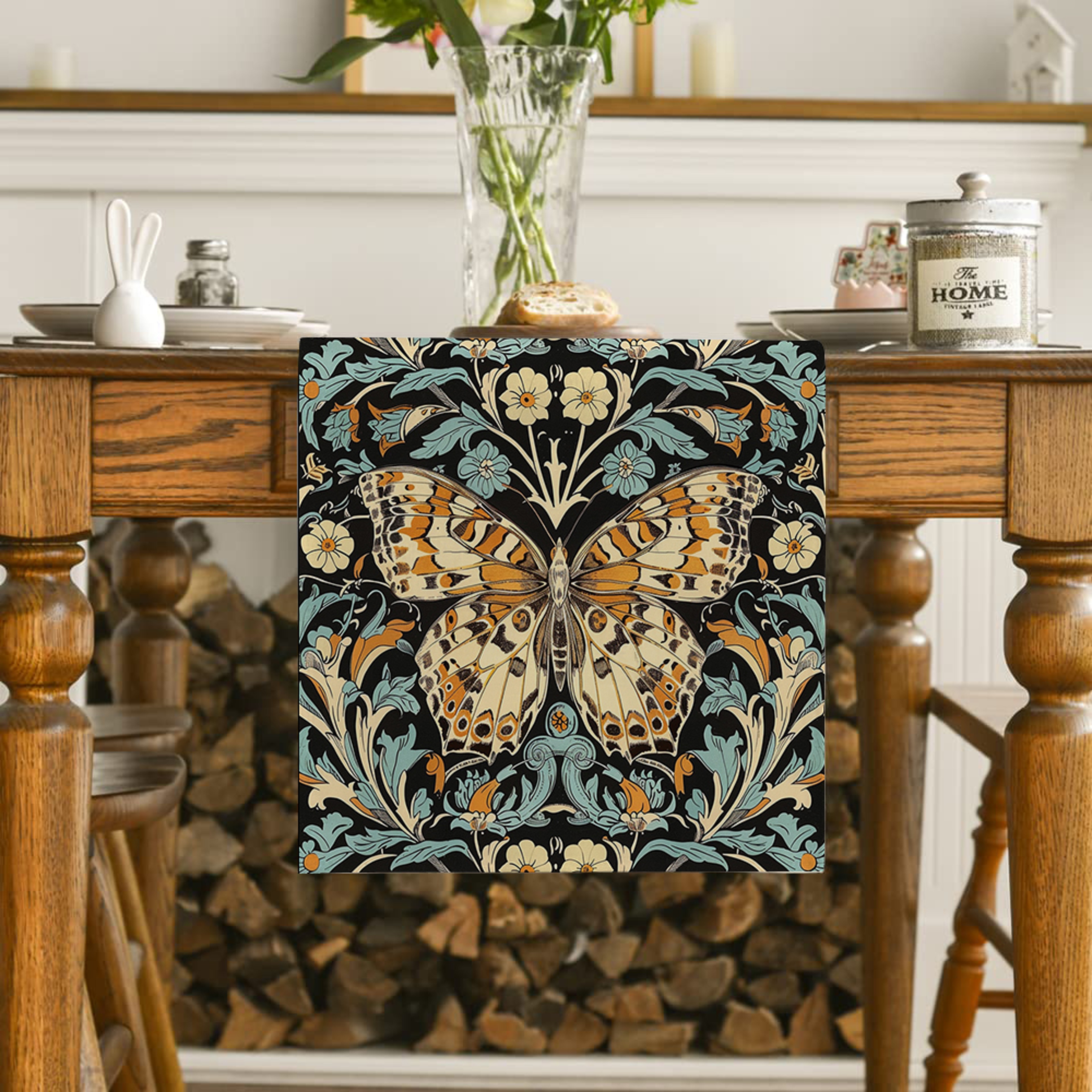 William Morris Floral Table Runner For Dining Room And Kitchen Decor 1