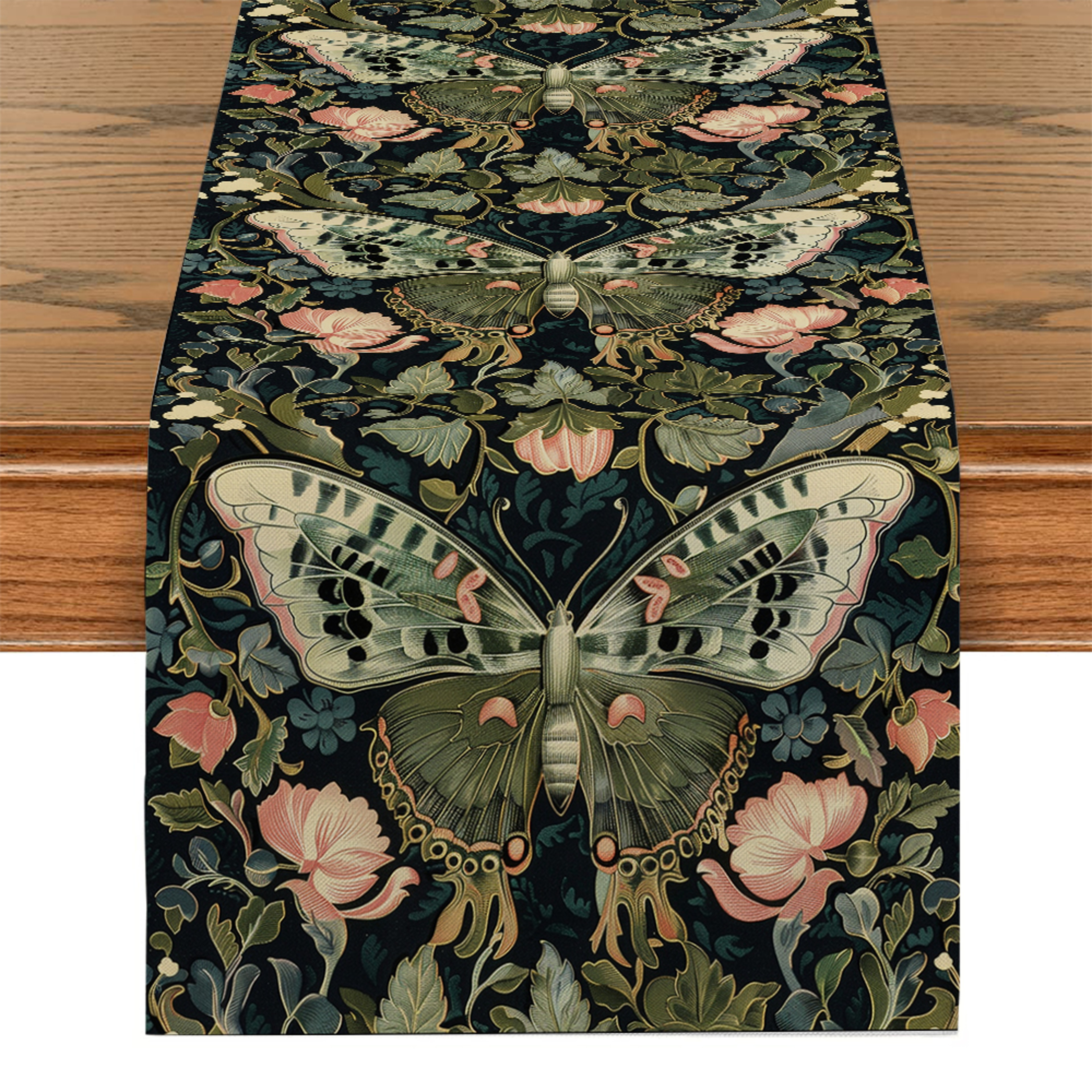 William Morris Floral Table Runner For Dining Room And Kitchen Decor 5