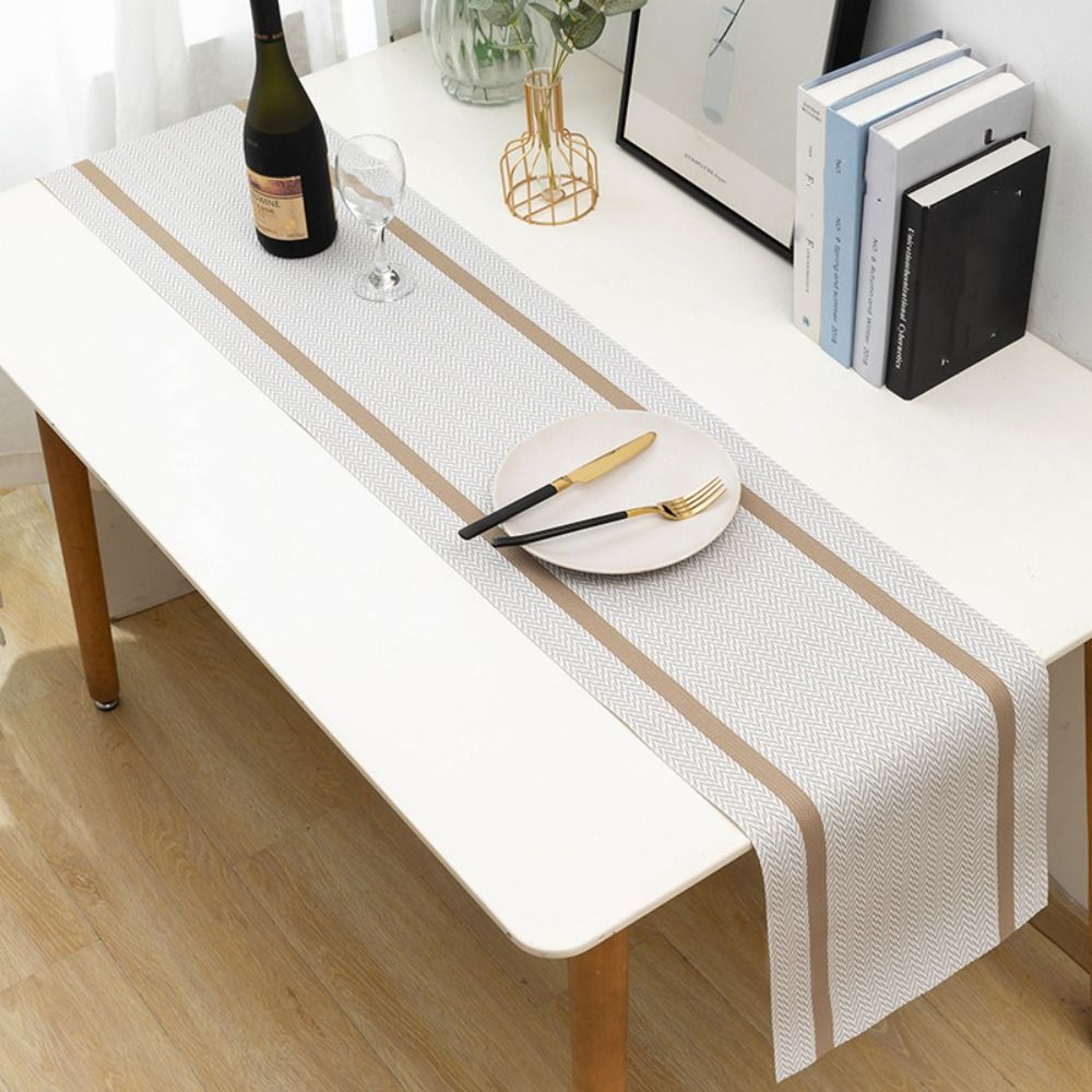 Durable Table Runner & Table Cover Waterproof, Stain Resistant Table Cover – view 2