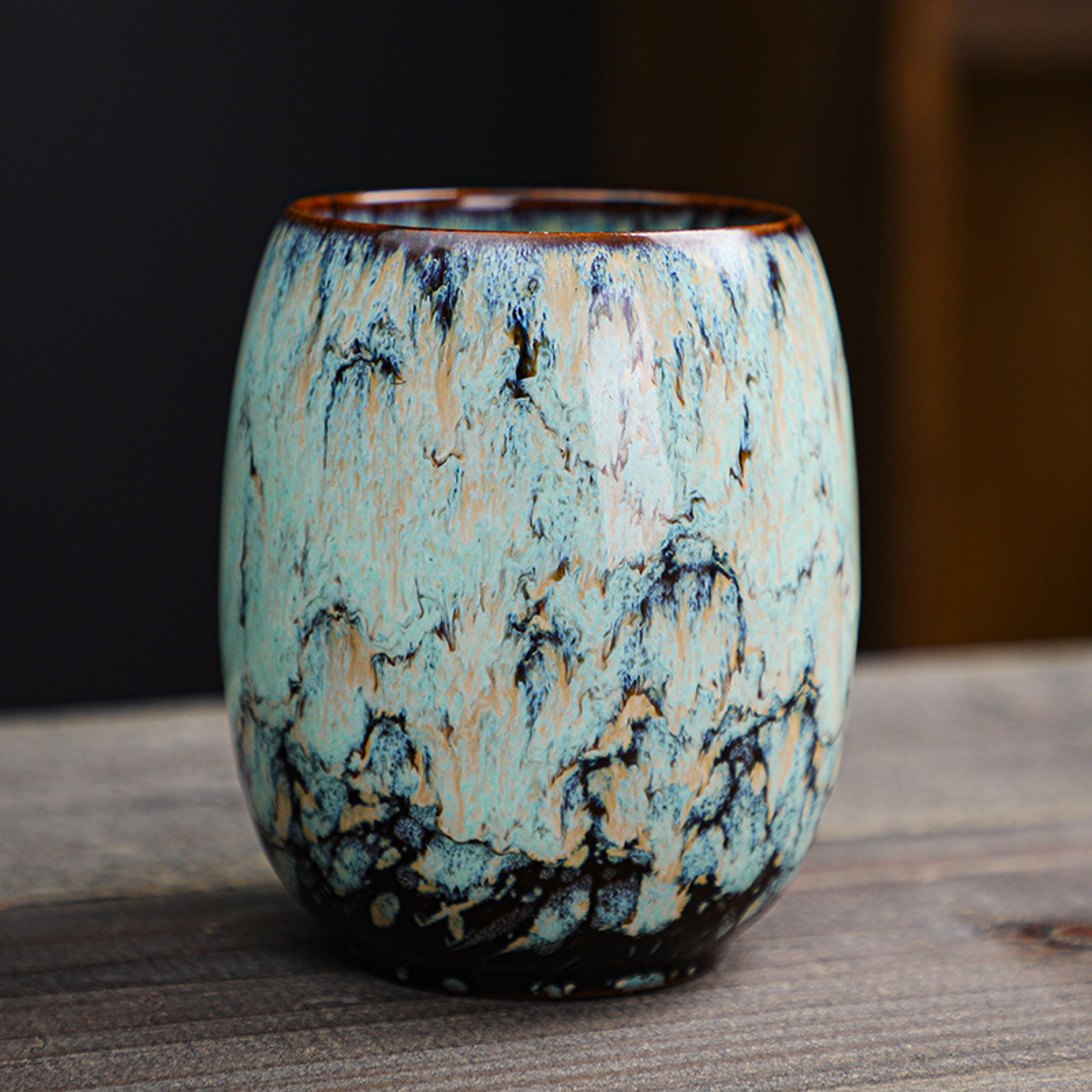 Kiln Change Ceramic Kung Fu Tea Cup Master Cup 4