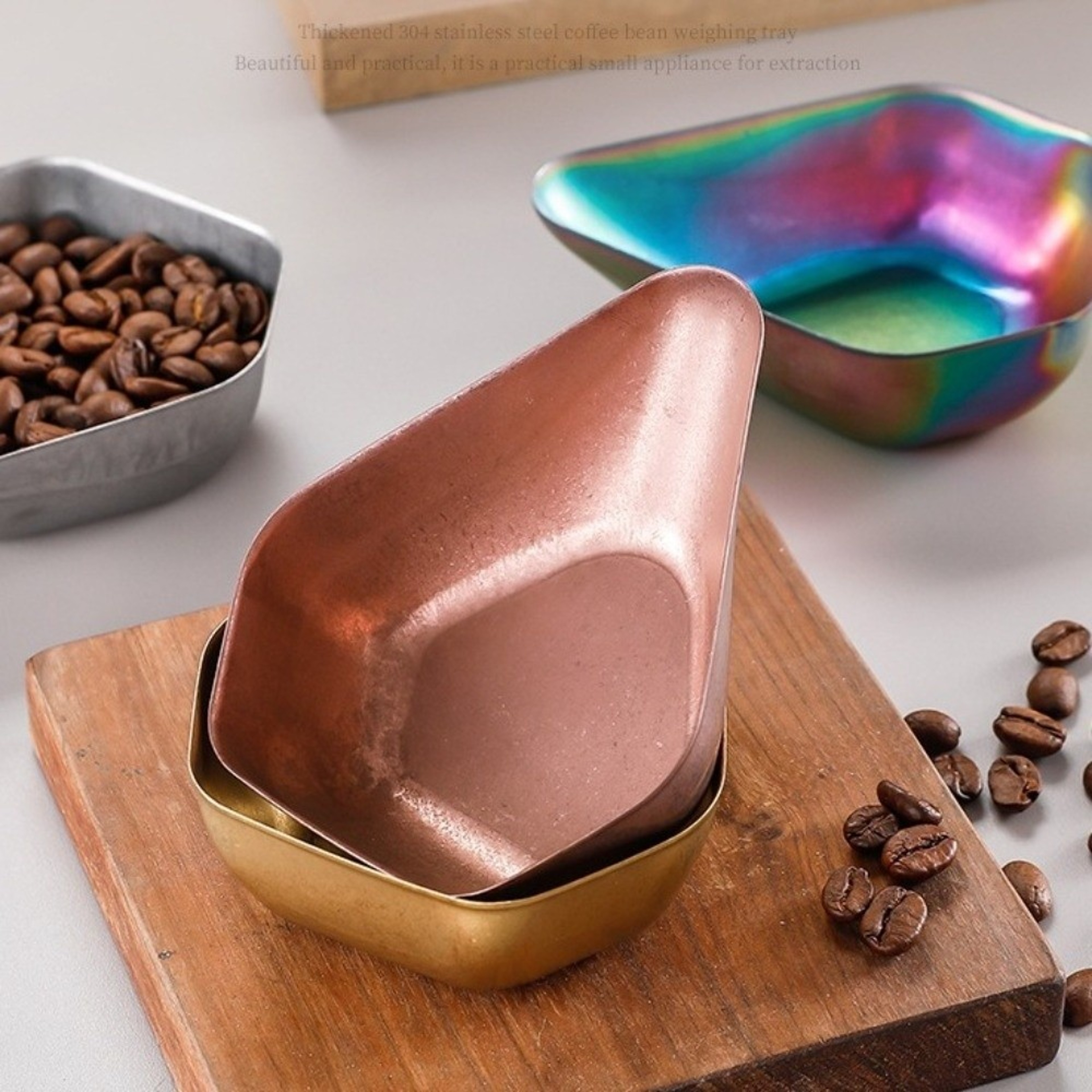 Stainless Steel Coffee Dosing Cup Stackable Bean Scoop for Espresso Prep – view 4