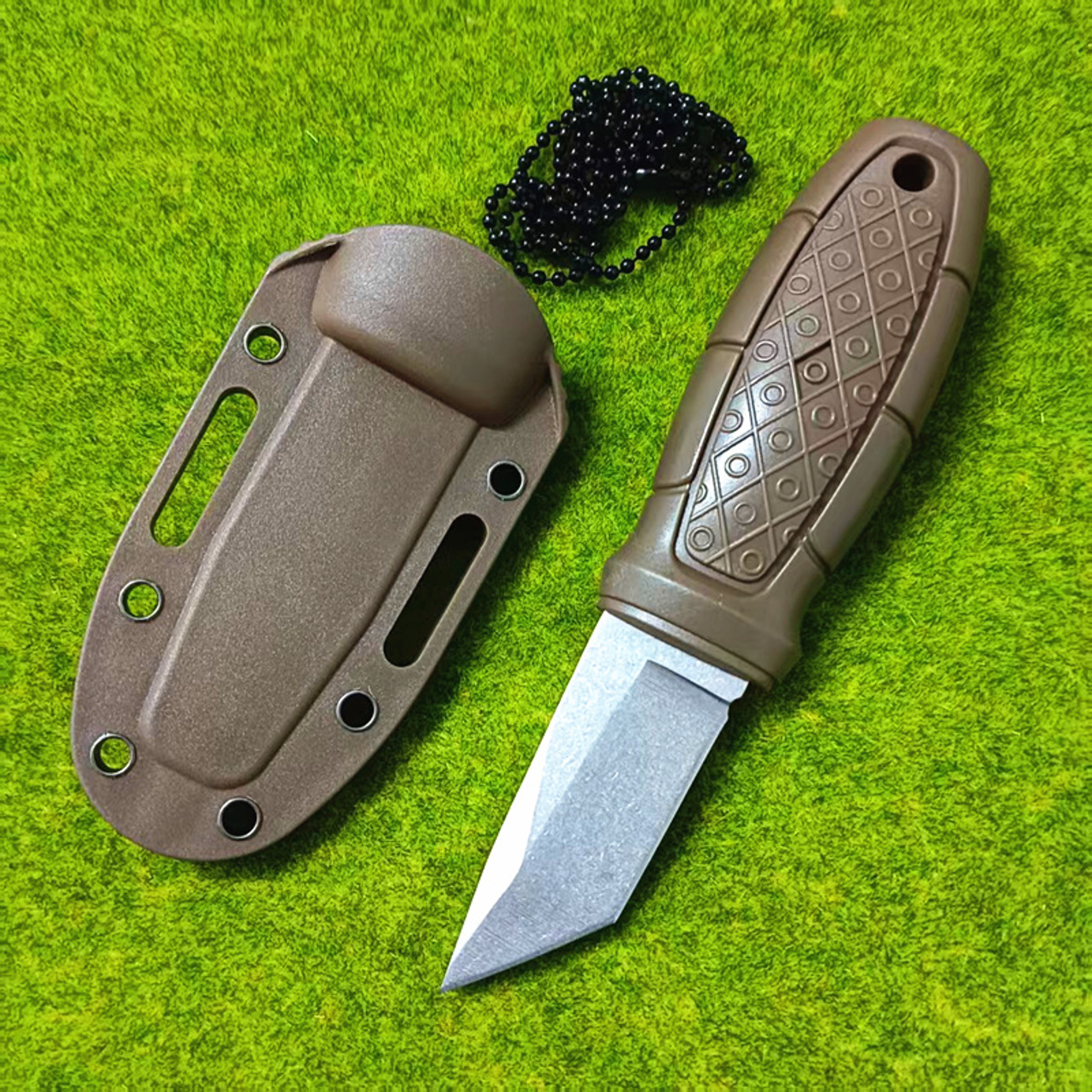 Premium Outdoor Fixed Blade Knife Stainless Steel Camping  Fishing Knife With Portable Sheath 6