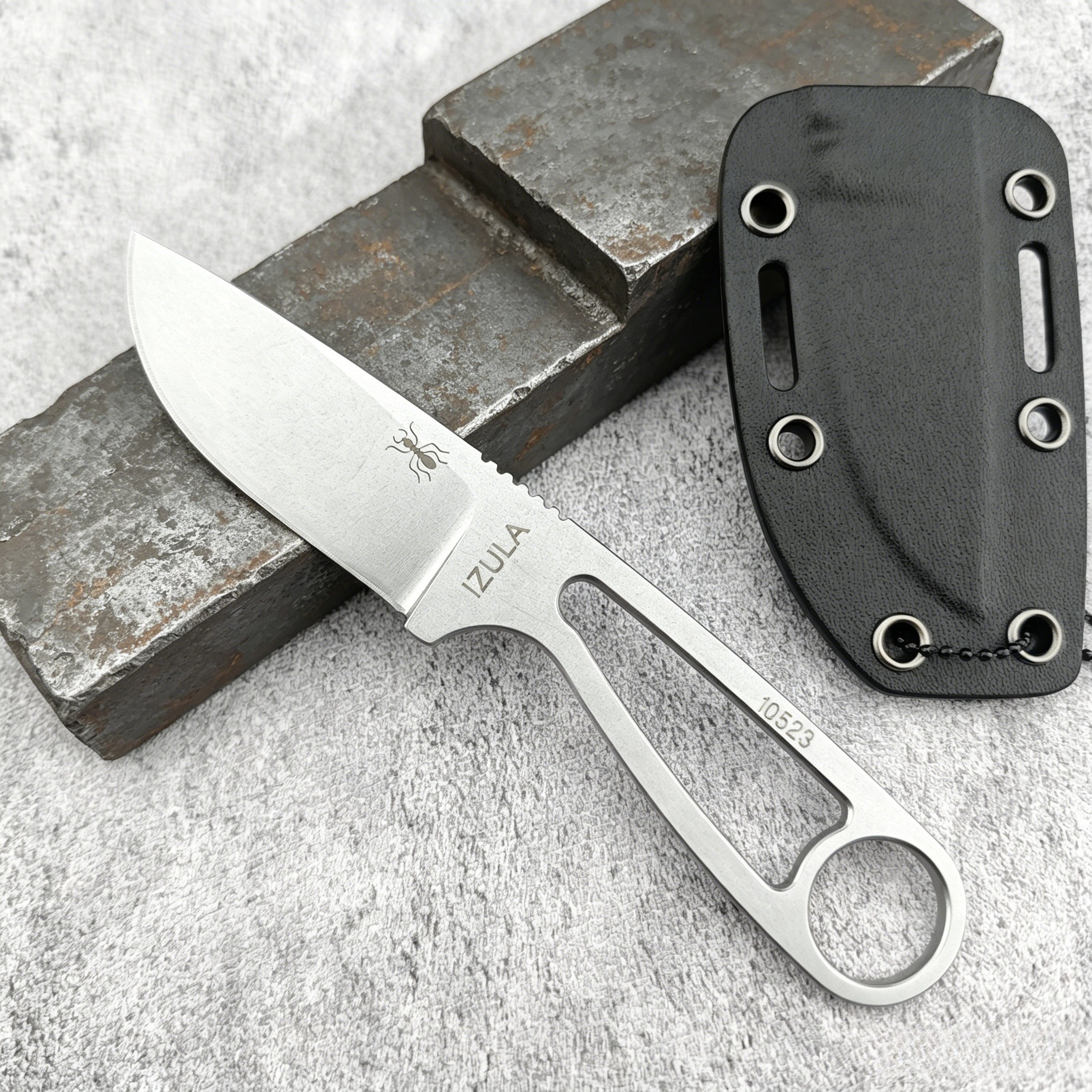 Fixed Blade Knife with Kydex Sheath for Camping and Fishing – view 4