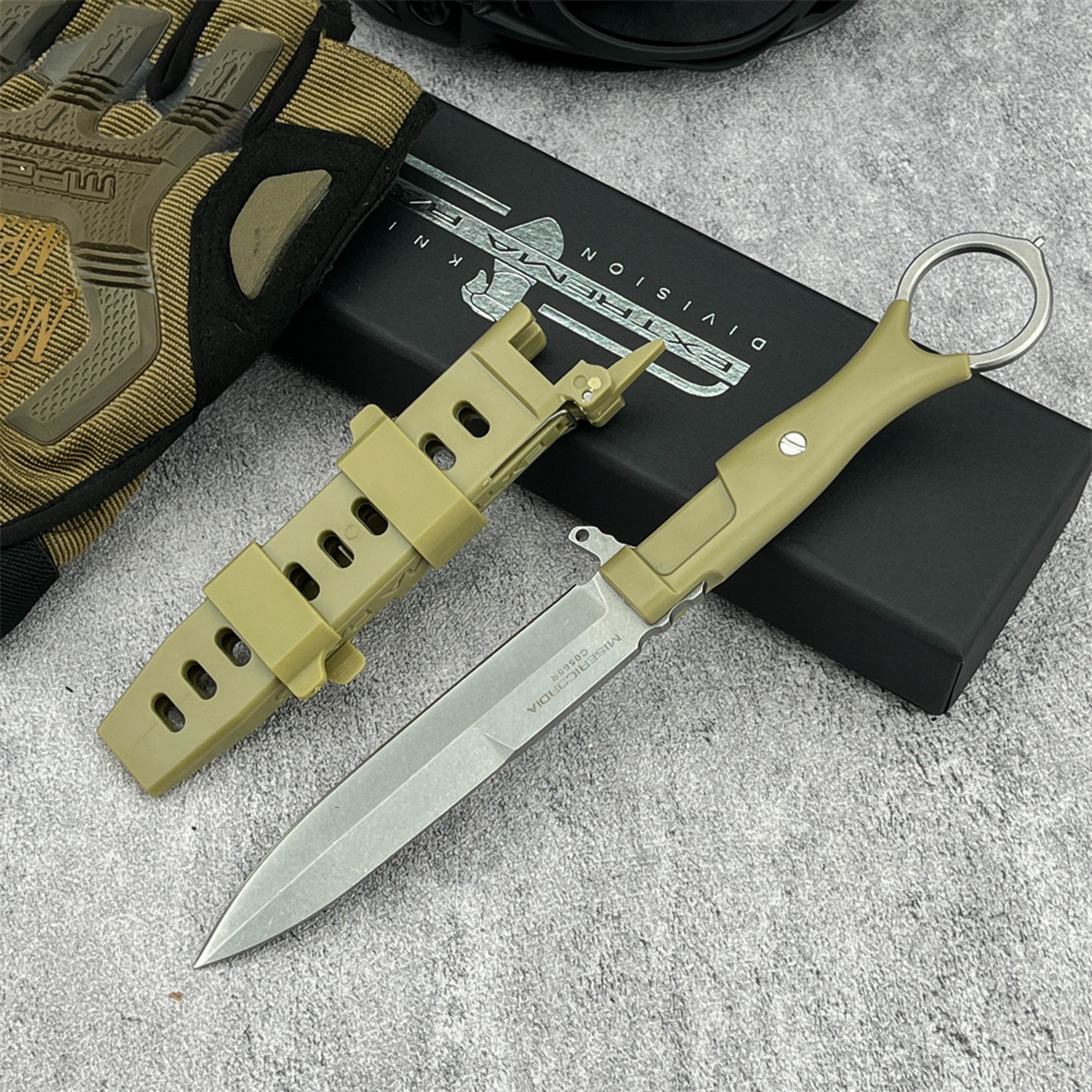 Fixed Blade Camping Knife Outdoor Survival  Hunting Knife With Sheath 3