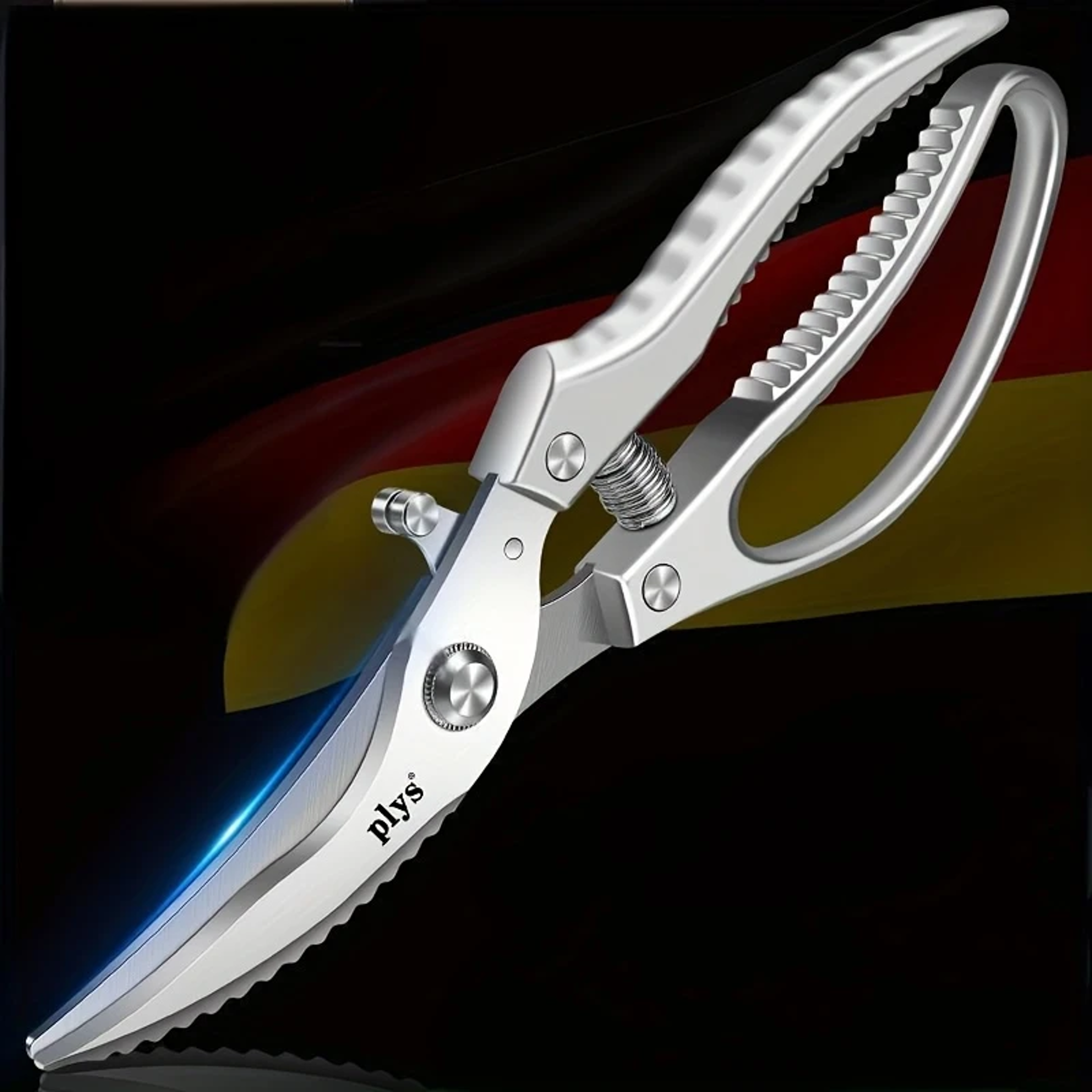 Heavy Duty Poultry Shears Stainless Steel Kitchen Scissors For Chicken Meat And BBQ 2