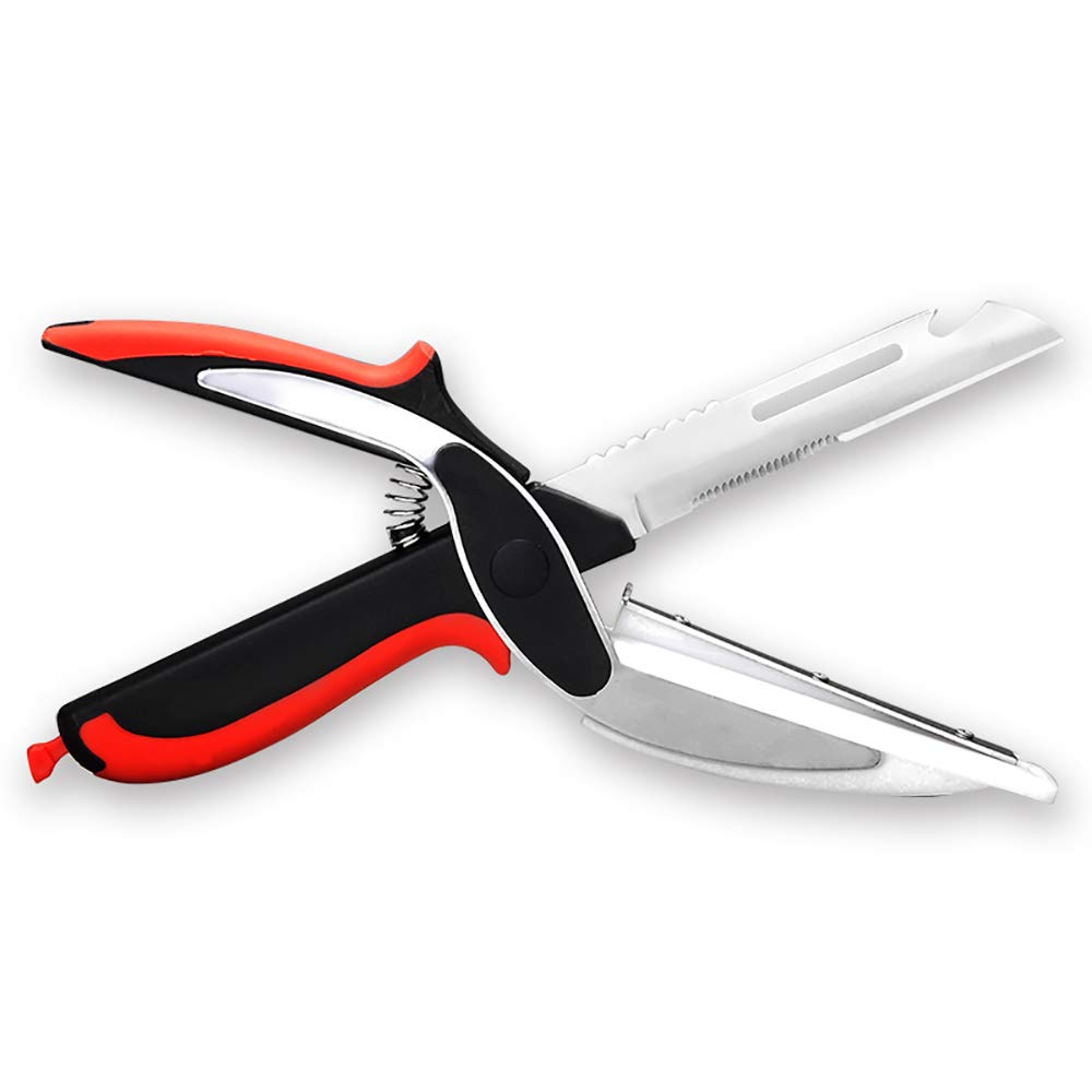 Vegetable Scissors With Cutting Board For Fast Food Prep 2