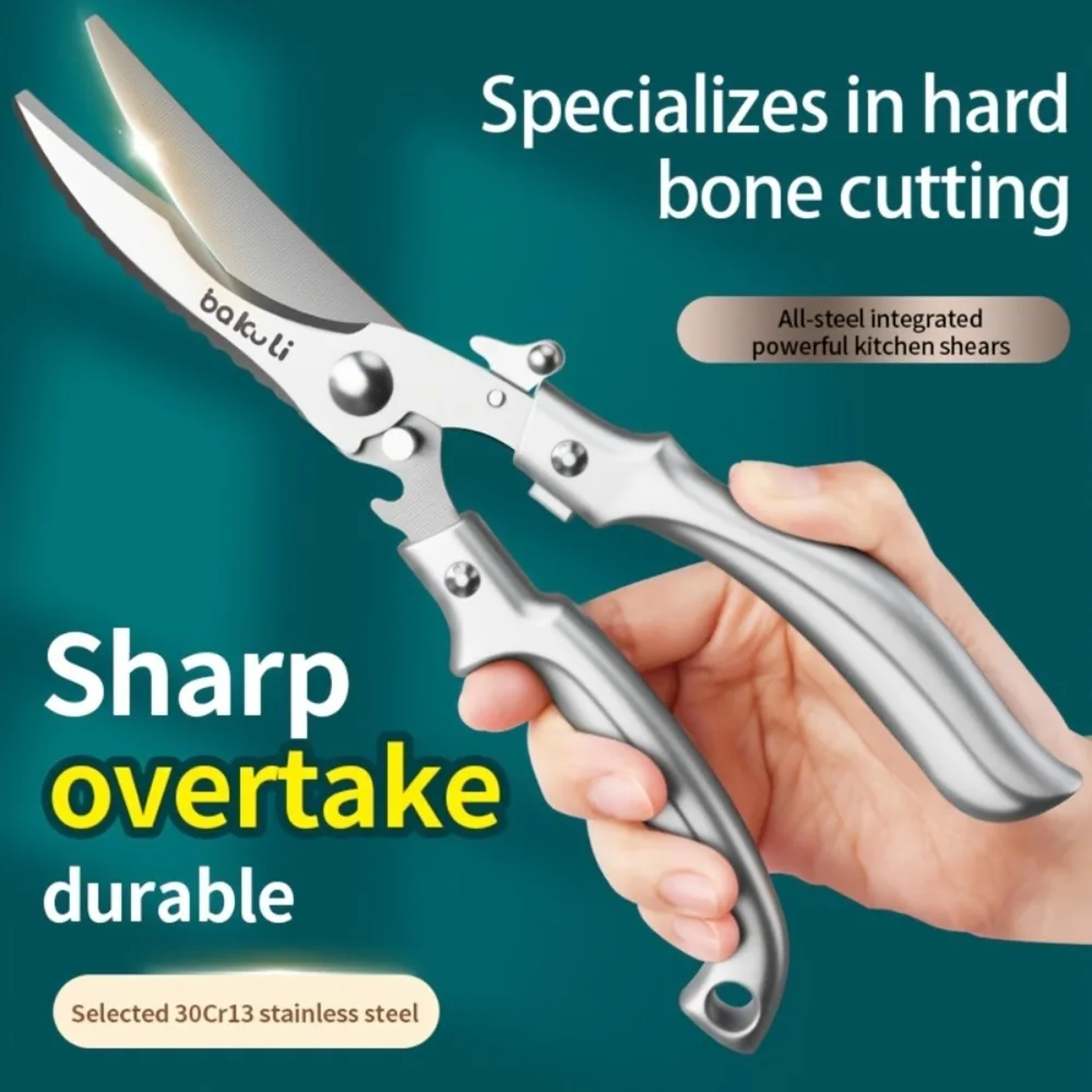 Heavy Duty Stainless Steel Poultry Shears  Kitchen Scissors 1