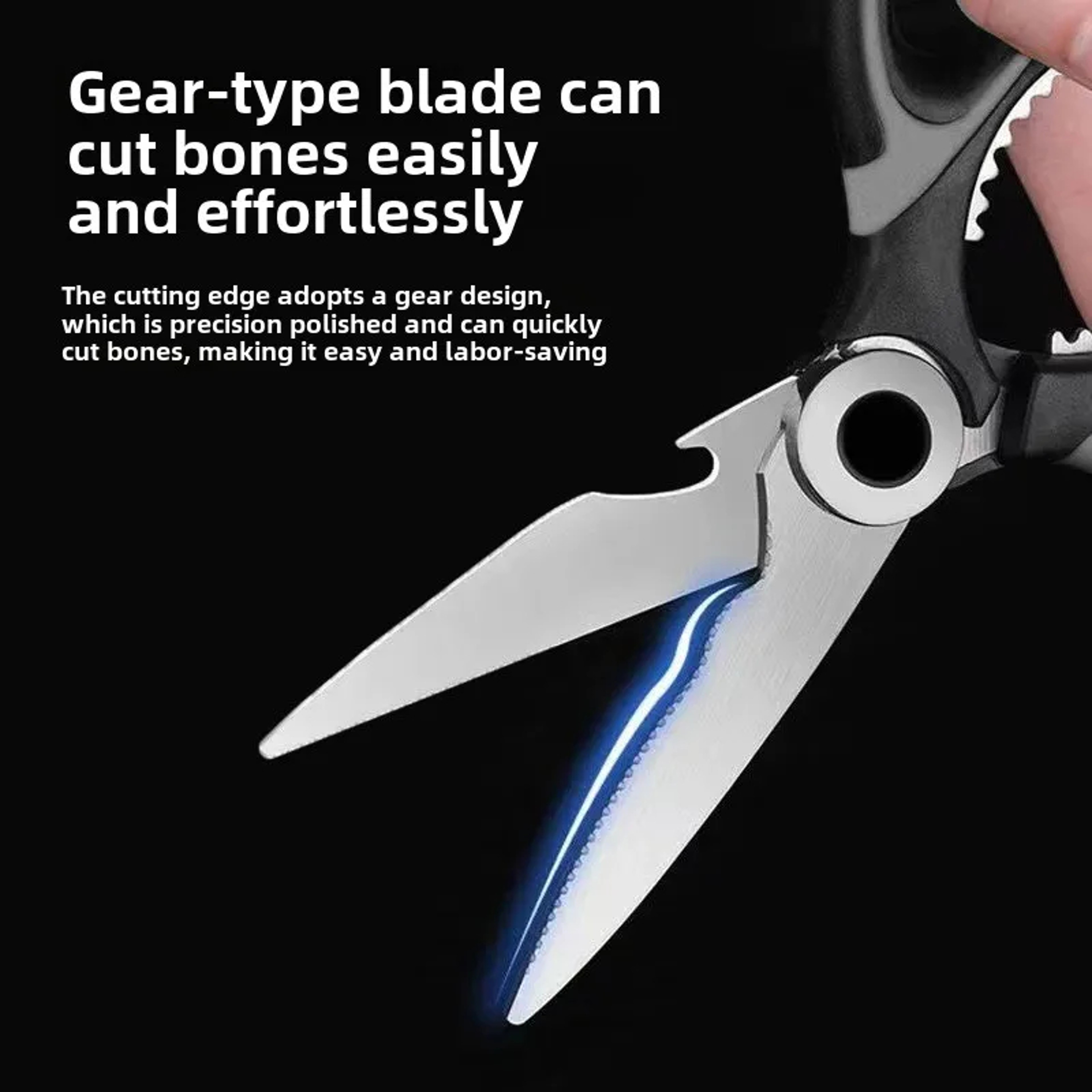 Multifunctional Stainless Steel Kitchen Scissors – view 3