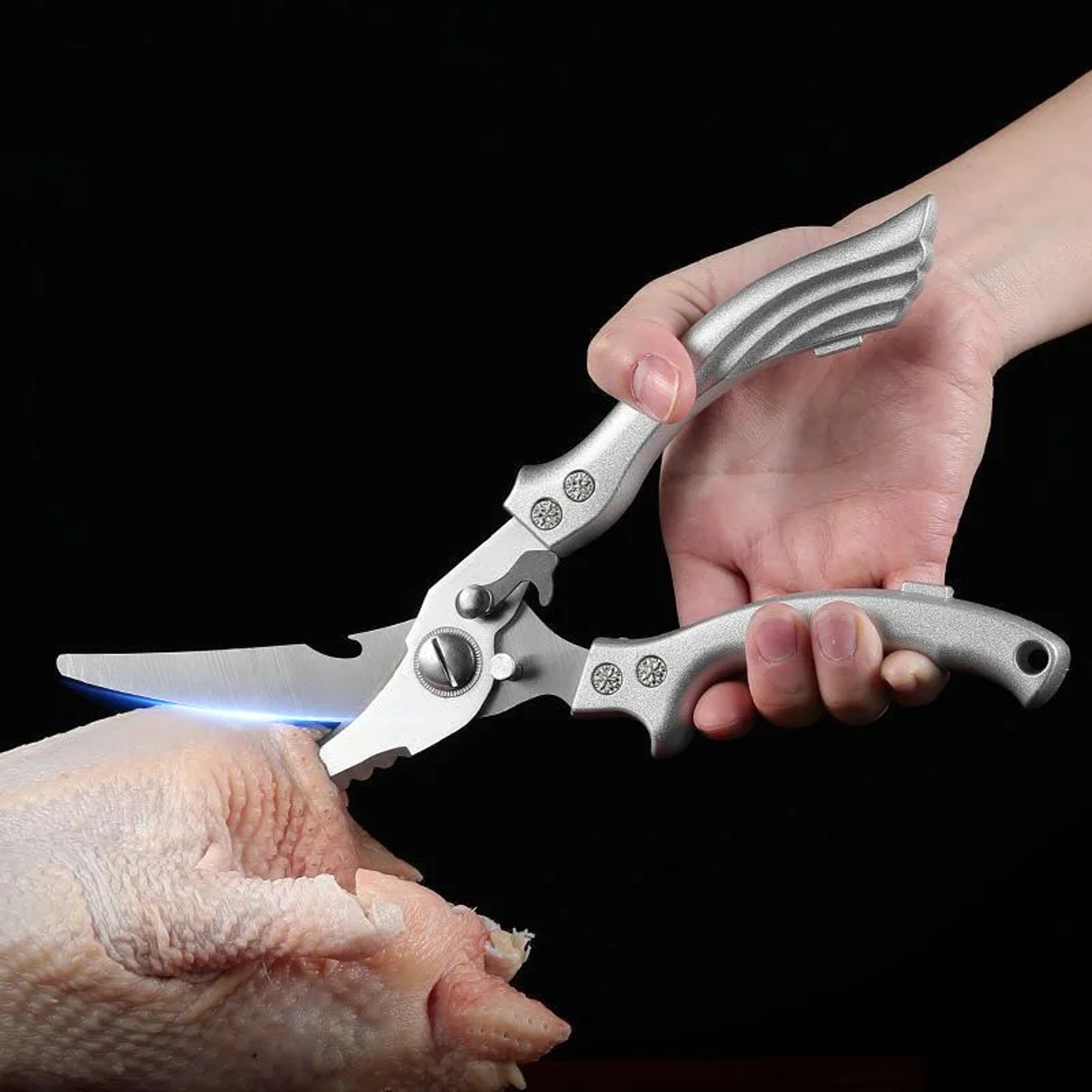 Ultra Sharp Stainless Steel Kitchen Shears 4