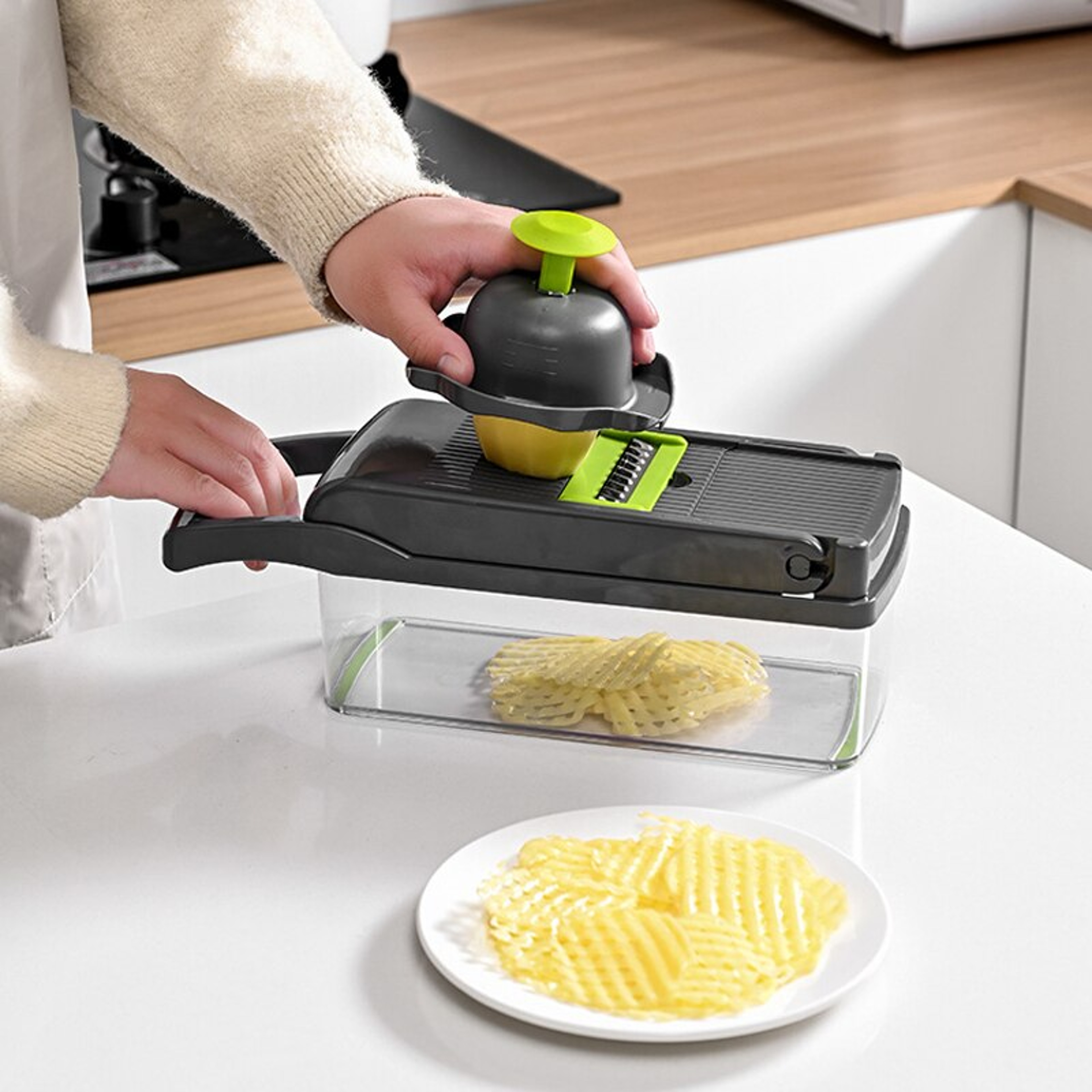 Premium Multifunctional Vegetable Slicer & Chopper Cutter Ultimate Kitchen Prep Tool – view 4