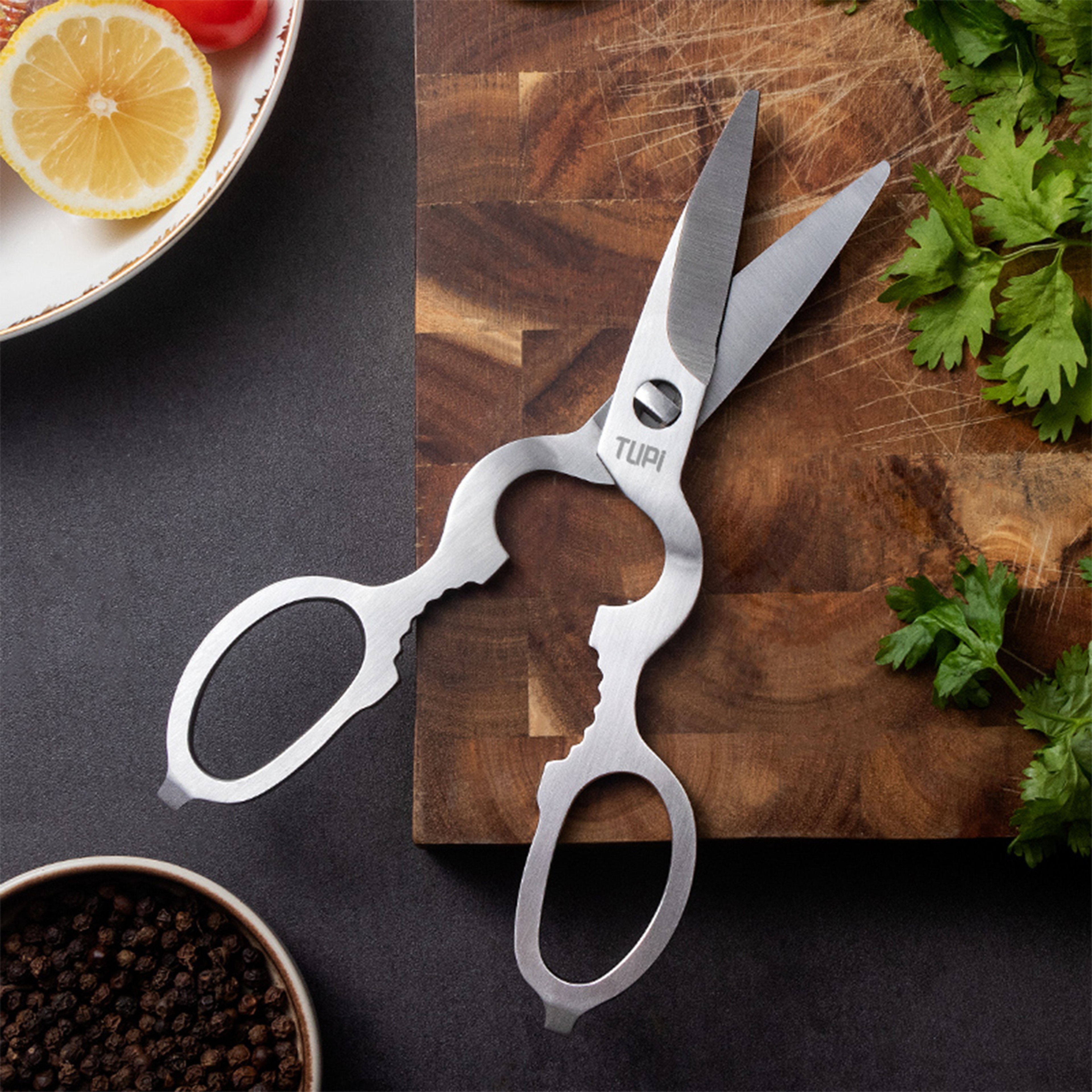 Heavy Duty Detachable Stainless Steel Kitchen Scissors for Meat, Chicken and Fish – view 4