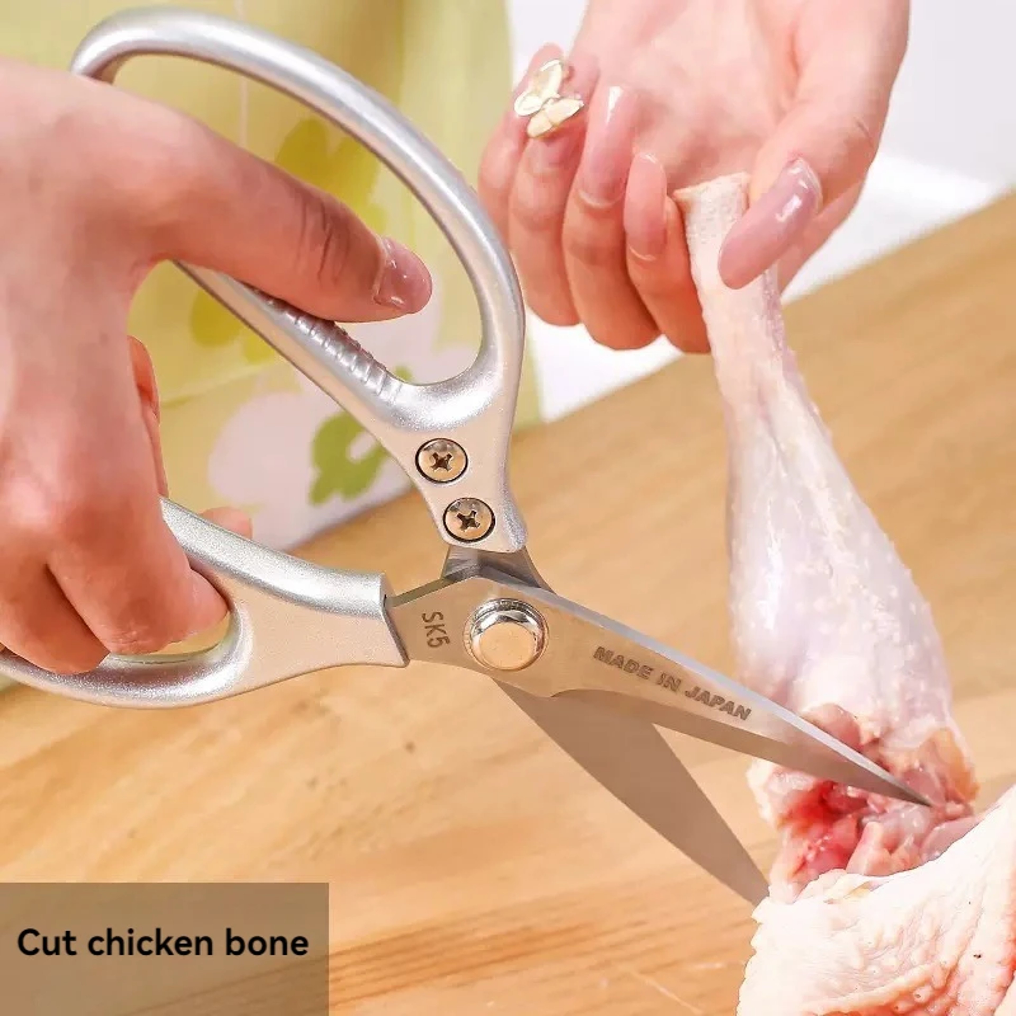 Heavy Duty Stainless Steel Kitchen Scissors  Poultry Shears For Meat Fish  Bones 1