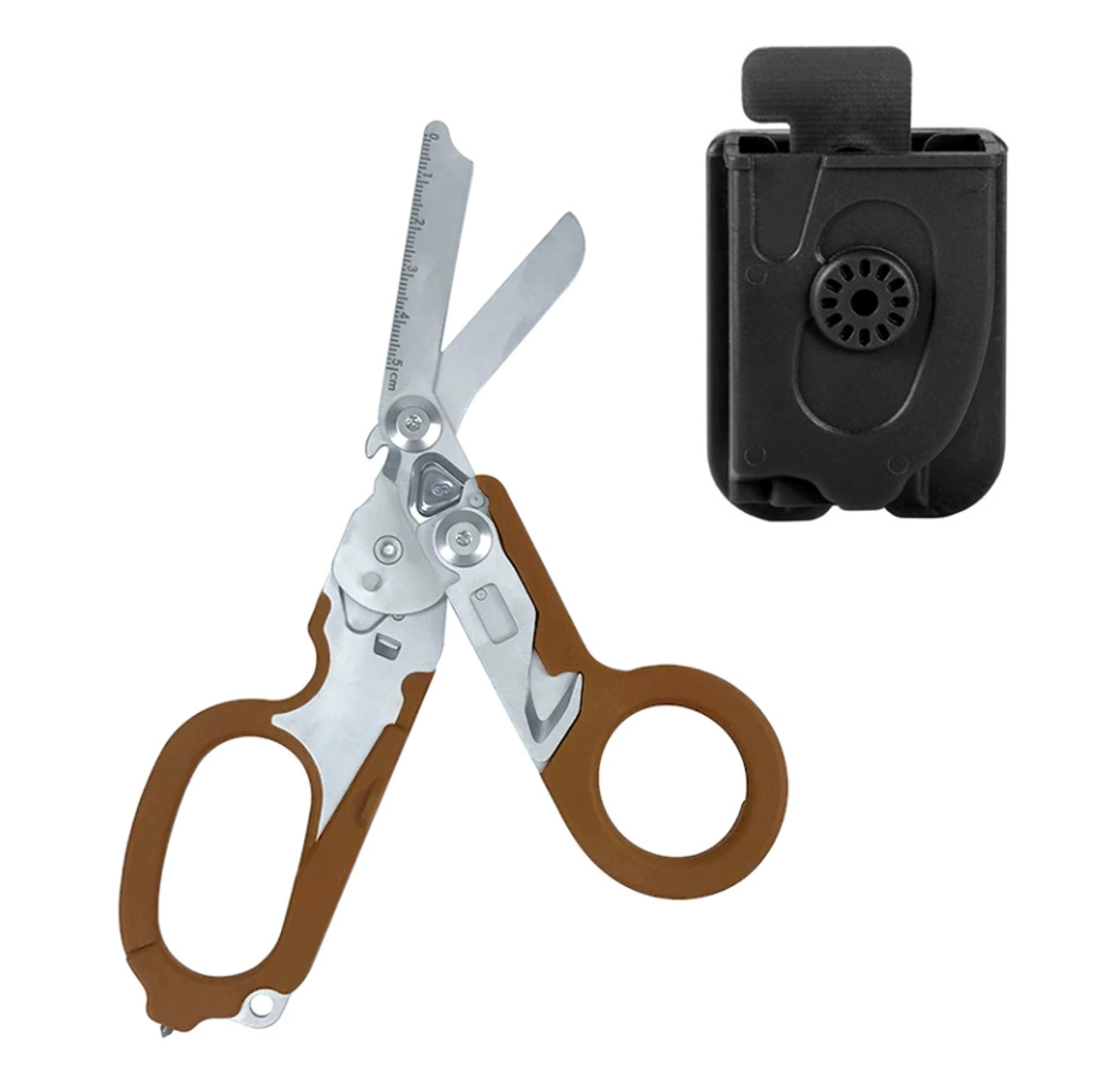 Tactical Emergency Response Shears  Trauma Scissors Multifunction Rescue Tool With Strap Cutter Gla 3