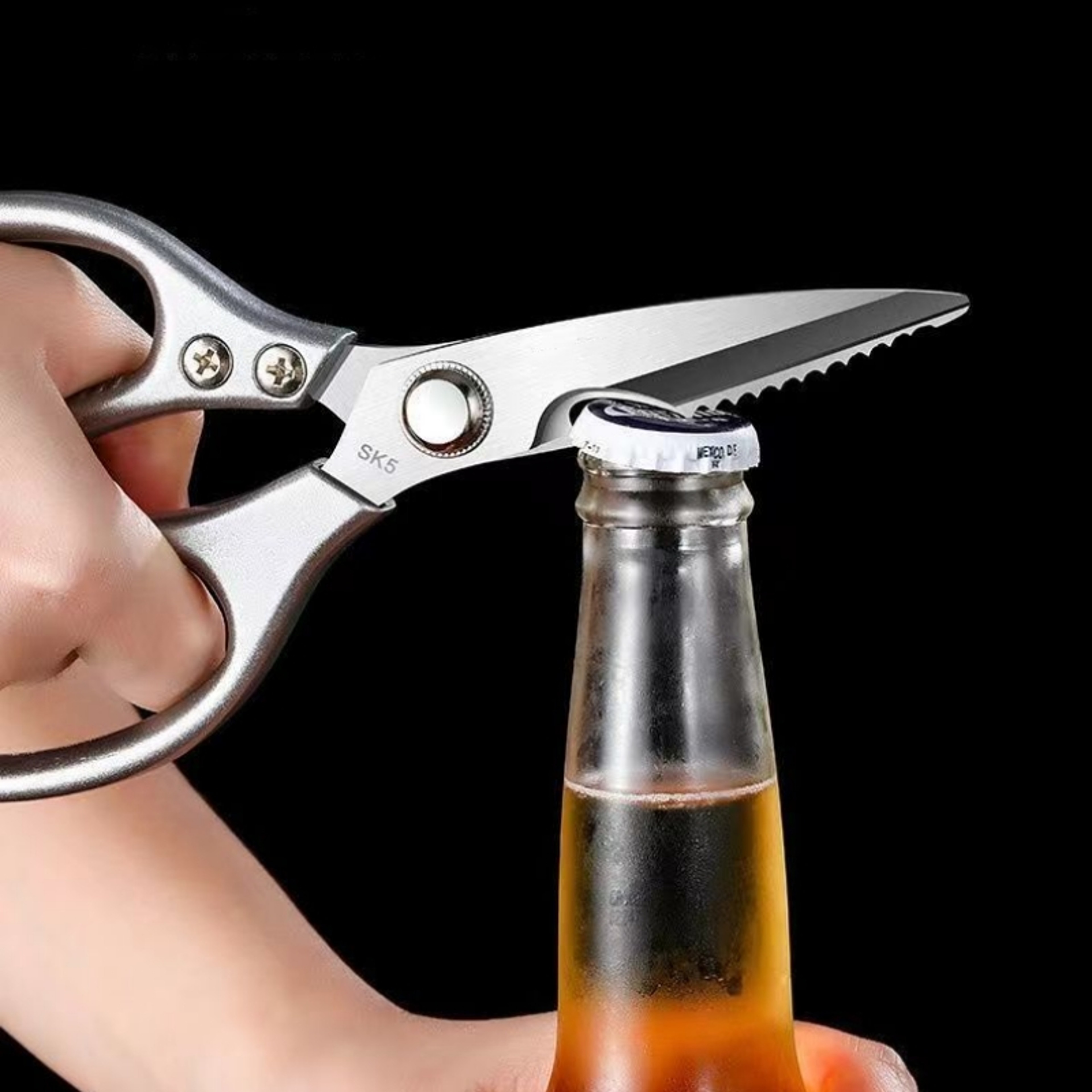 Professional Heavy Duty Stainless Steel Kitchen Shears for Chicken & Poultry Bone Cutting – view 4