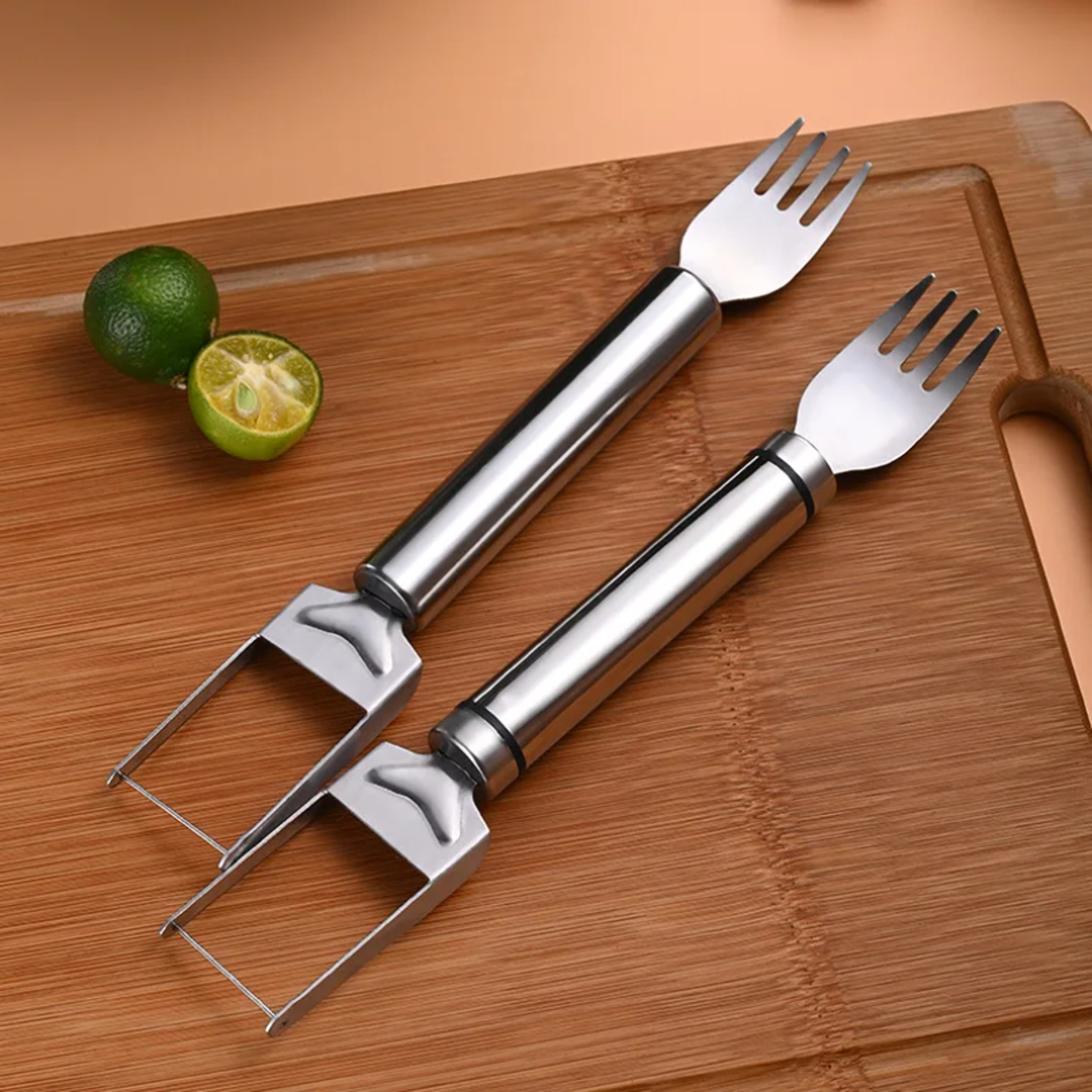 Stainless Steel Watermelon Windmill Slicer  Fruit Cutter Tool Easy Melon Cutting Kitchen Gadget 3