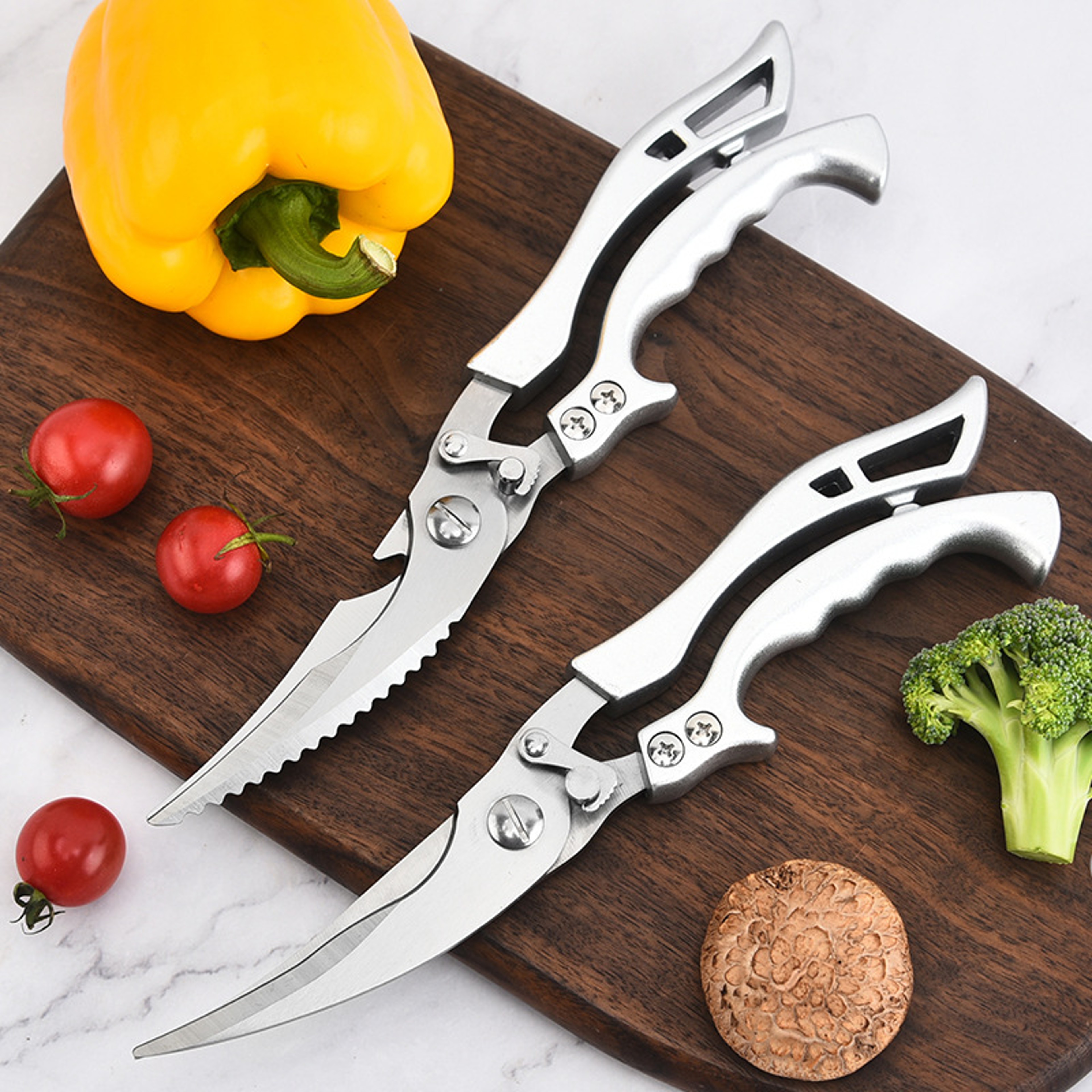 Heavy Duty Kitchen Shears  Poultry Chicken Bone Scissors Stainless Steel Fish Scissors For Multi Pu 1