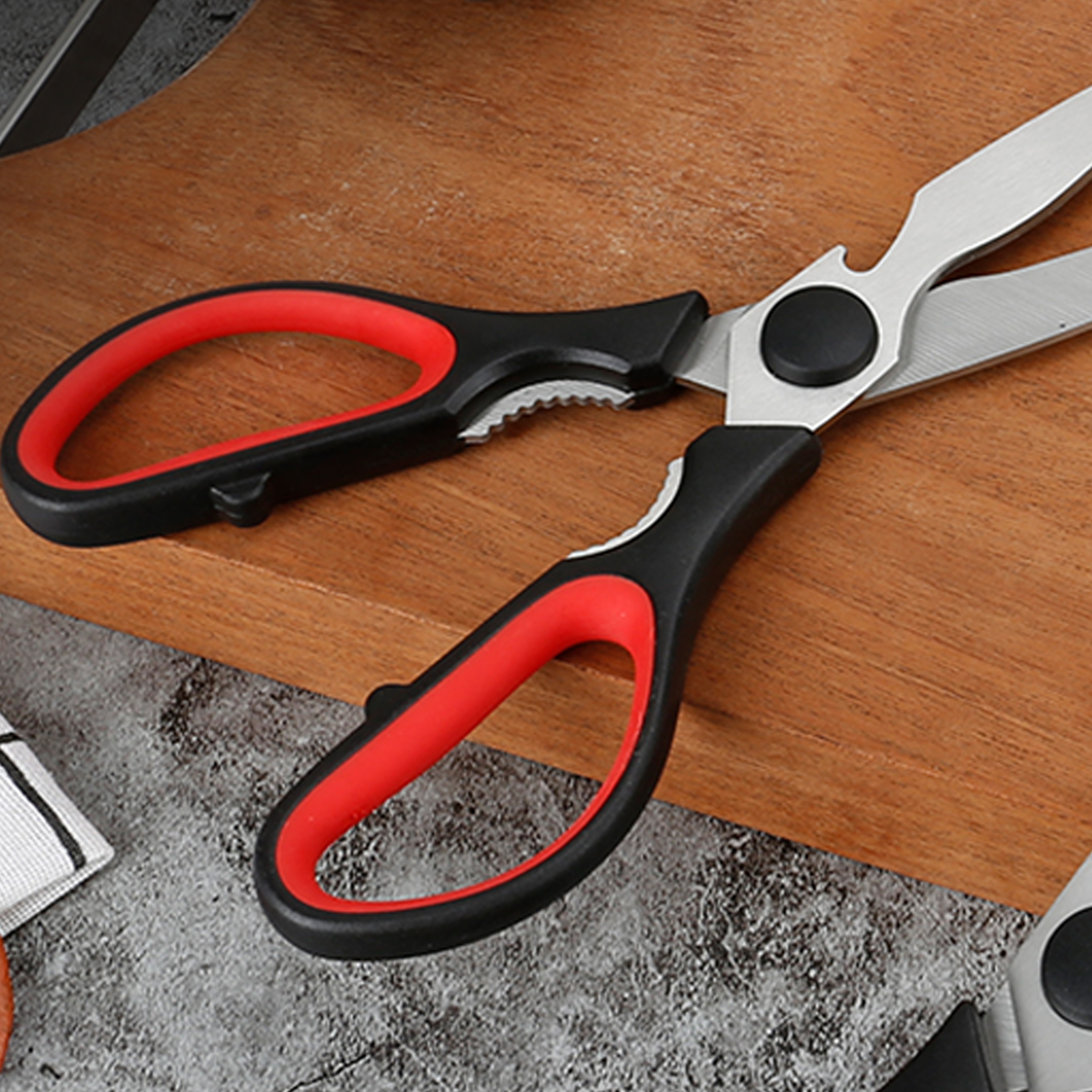 Heavy Duty Kitchen Shears For Chicken Fish Bones And Everyday Meal Prep 3