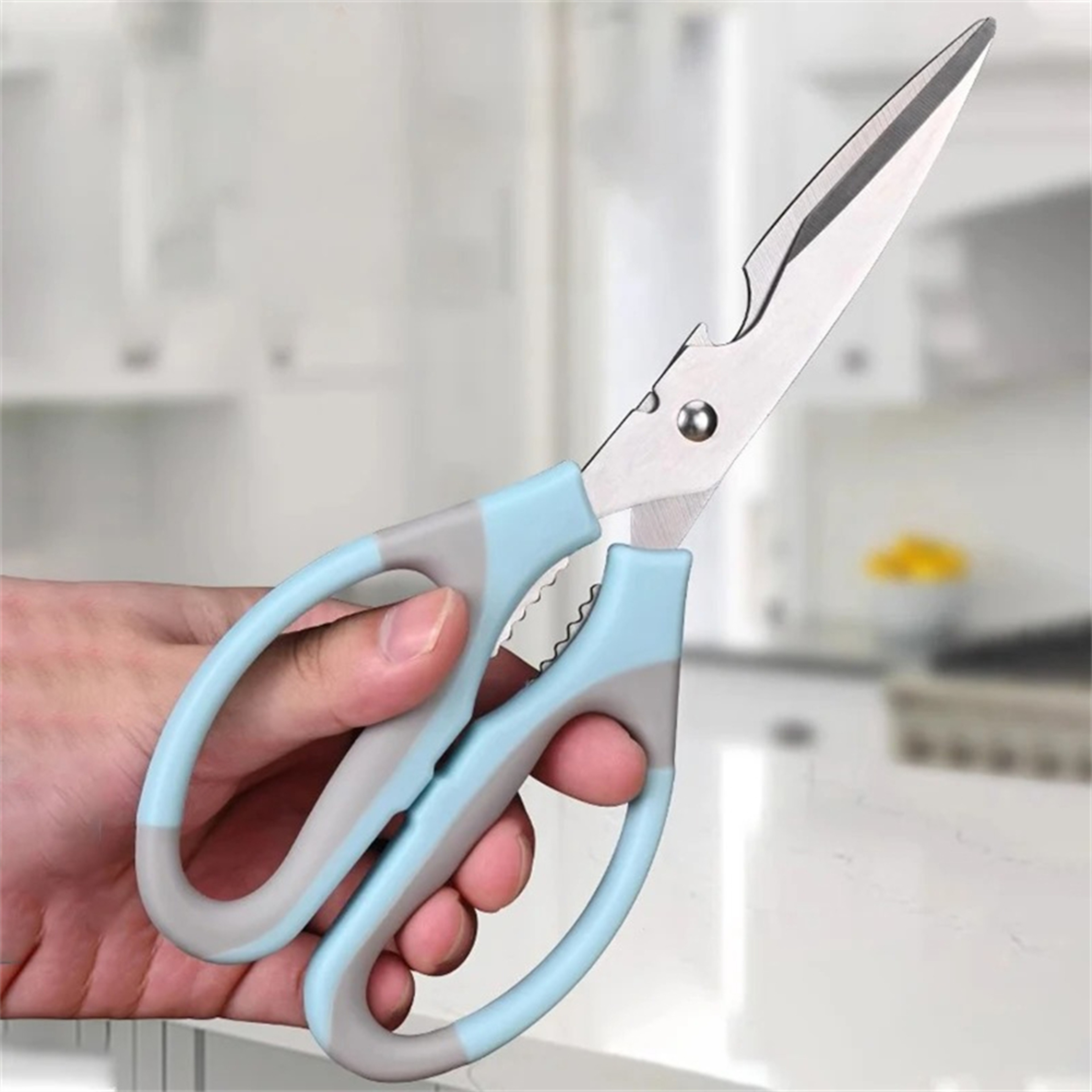 Premium Multi Functional Kitchen Scissors Heavy Duty Chicken Bone  BBQ Shears 4