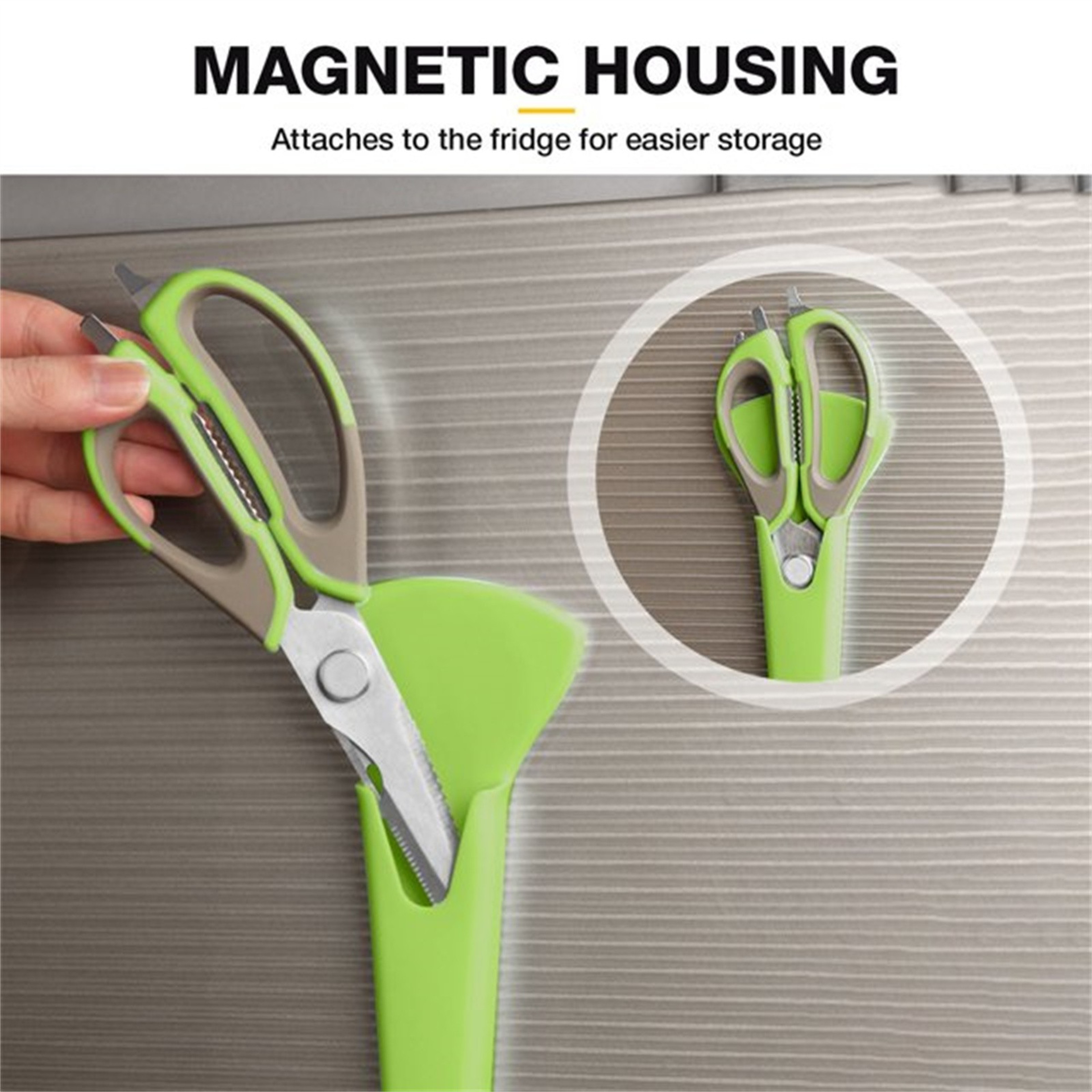 Heavy Duty Multi Function Kitchen Shears Premium Food  Poultry Scissors 3