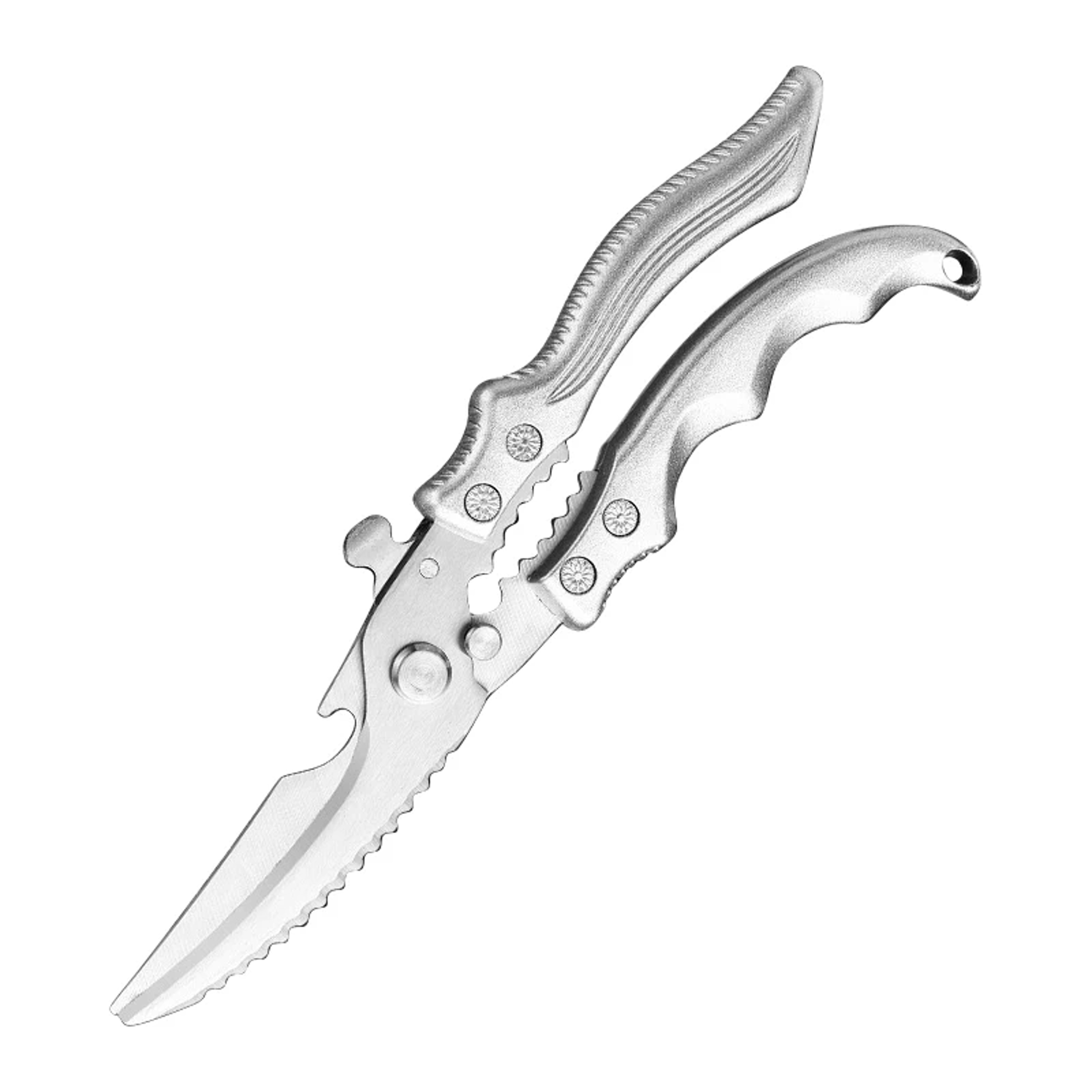 Heavy Duty Poultry Shears Stainless Steel Kitchen Scissors for Chicken, Meat and Fish – view 7