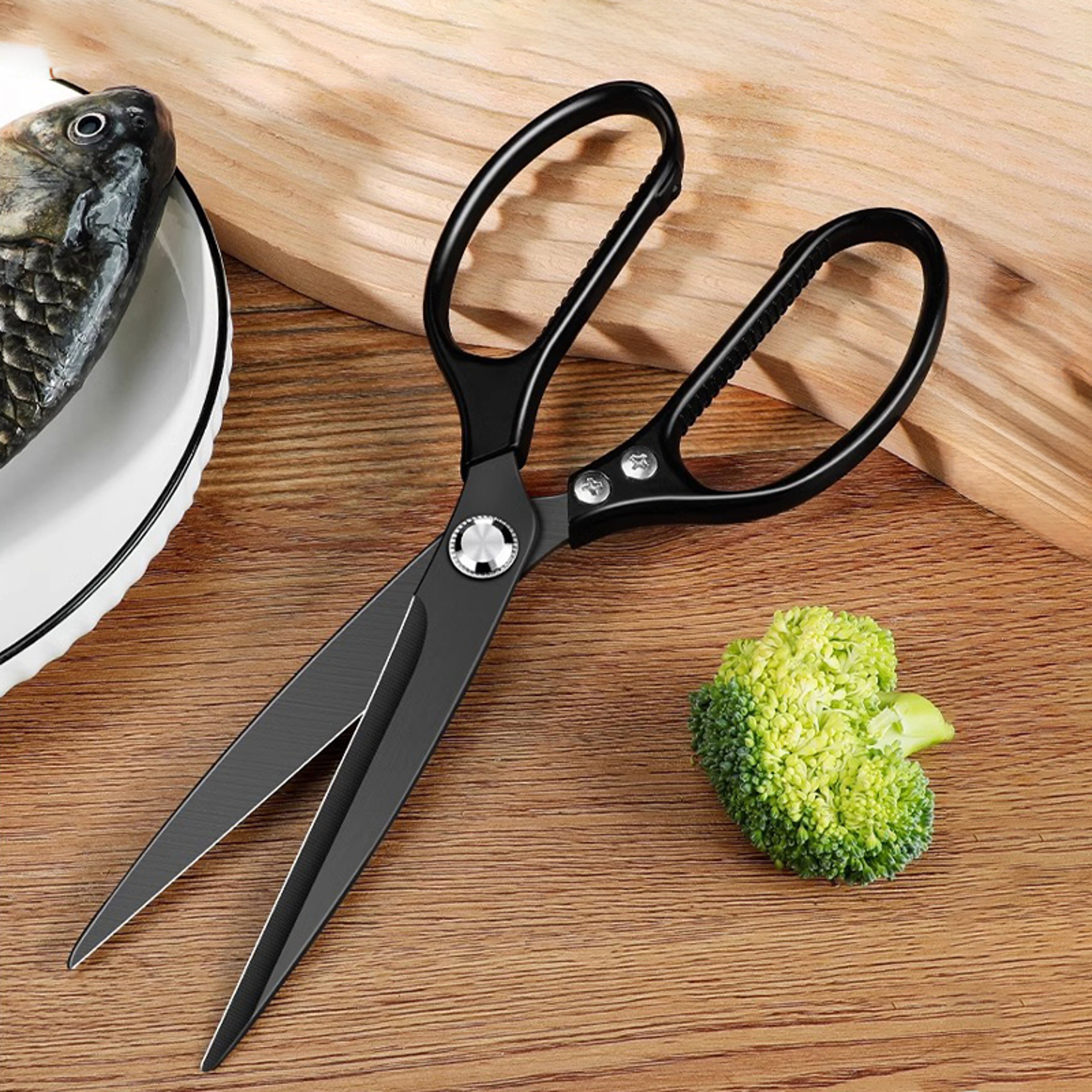 TitanCut Heavy Duty Kitchen Scissors Stainless Steel Poultry Shears For Meat BBQ  Bone Cutting 3