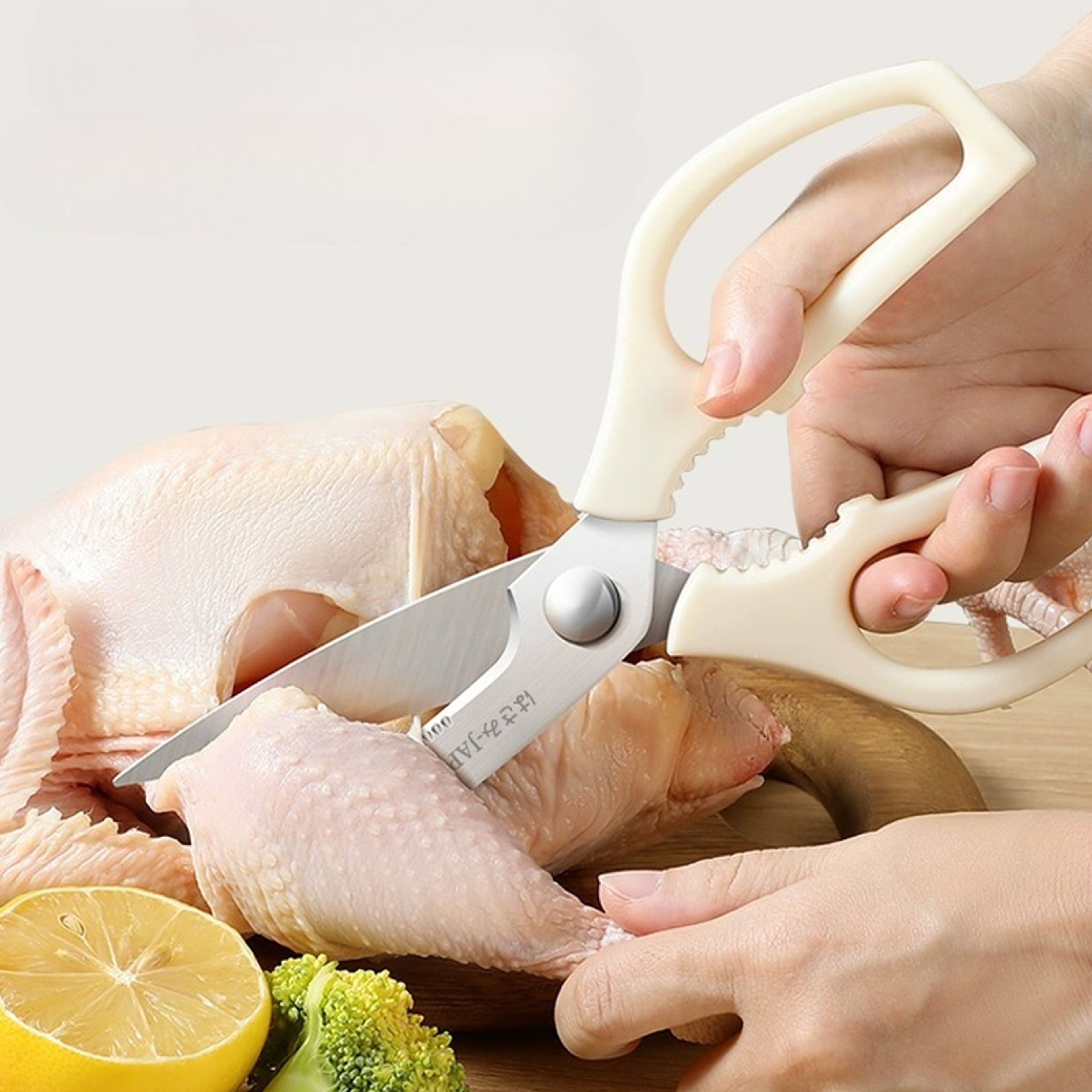 Heavy Duty Kitchen Shears For Chicken Bones Meat  Food Prep 3