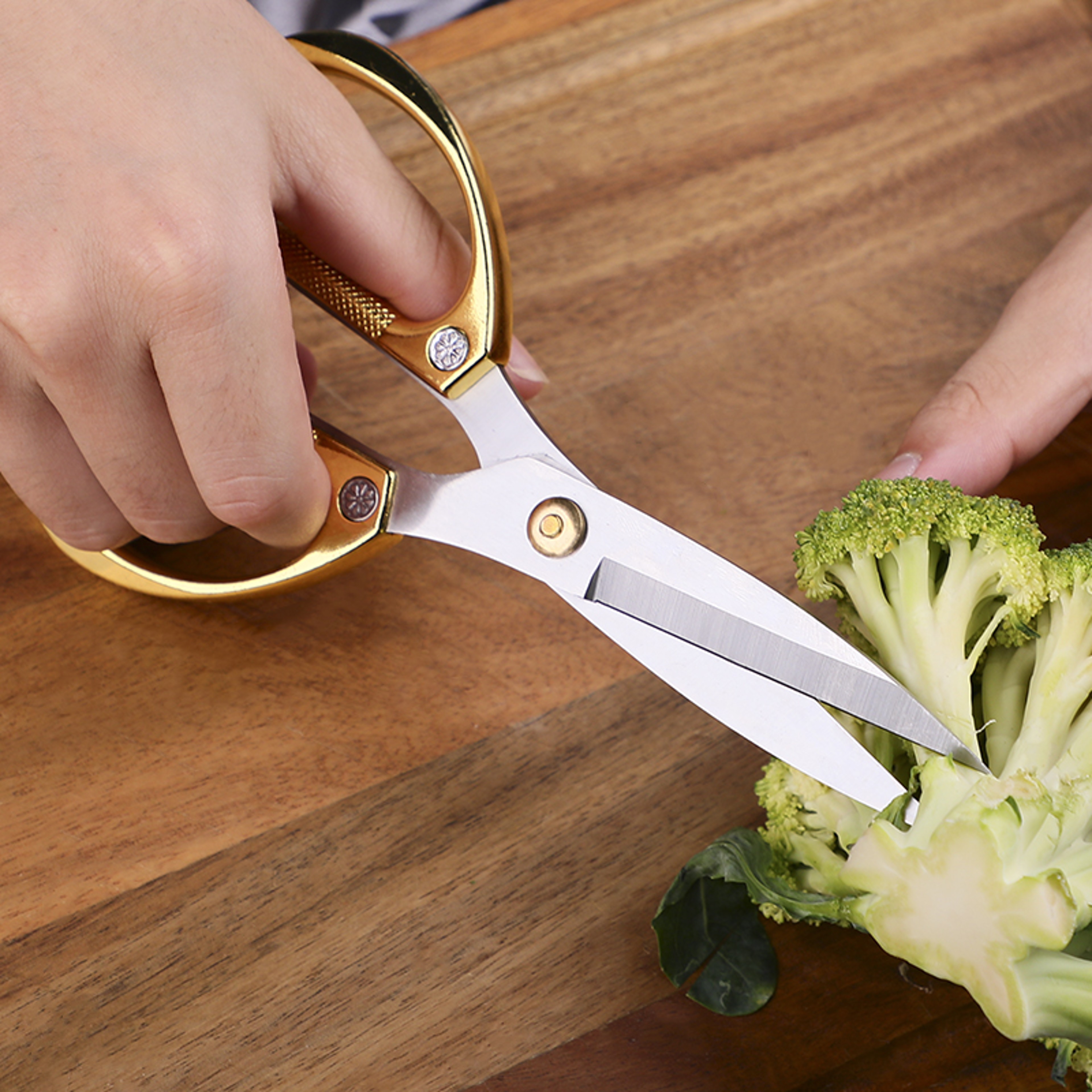 Heavy Duty Stainless Steel Kitchen Shears For Chicken Bones Seafood  Everyday Food Prep 3