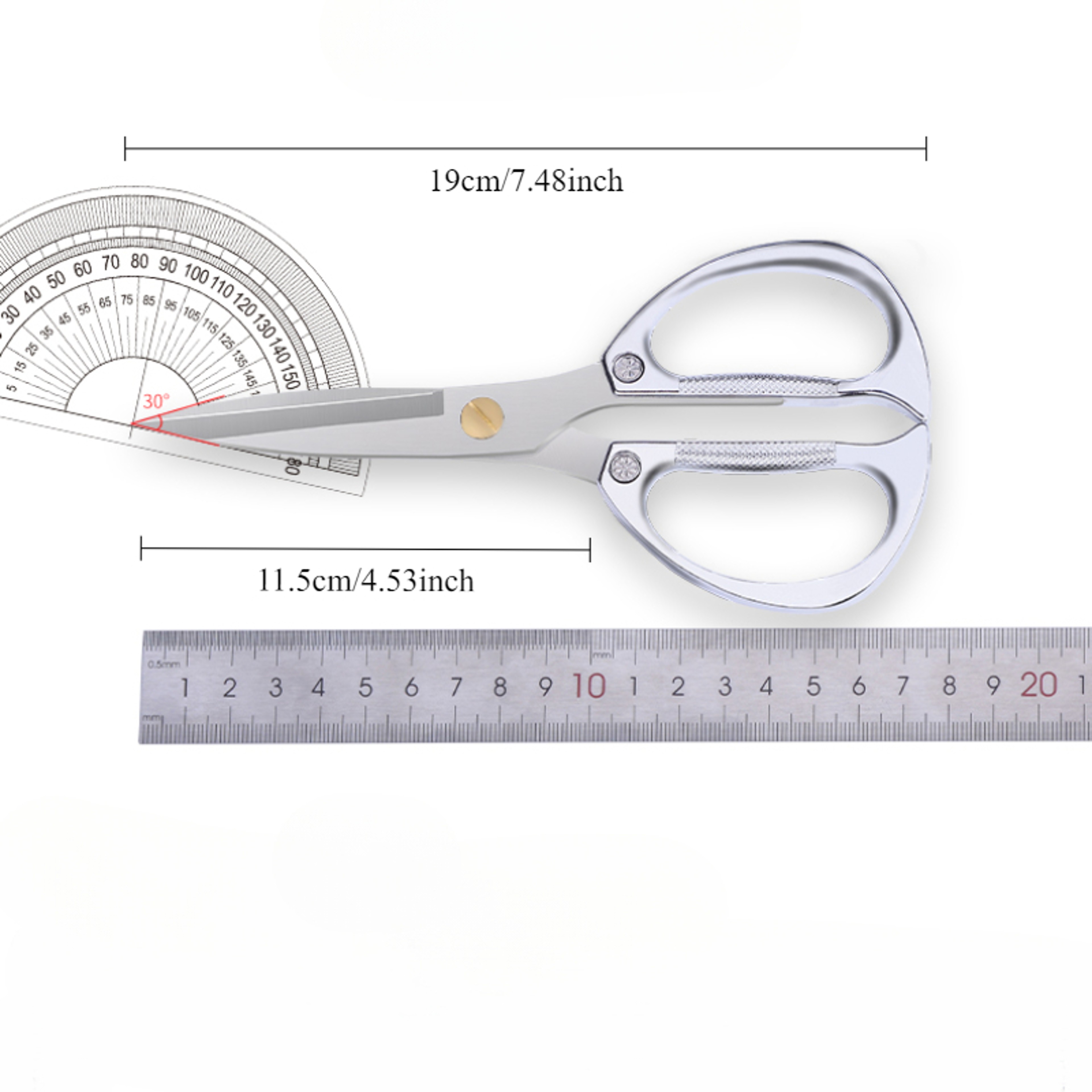 Heavy Duty Stainless Steel Kitchen Shears For Chicken Bones Seafood  Everyday Food Prep 5