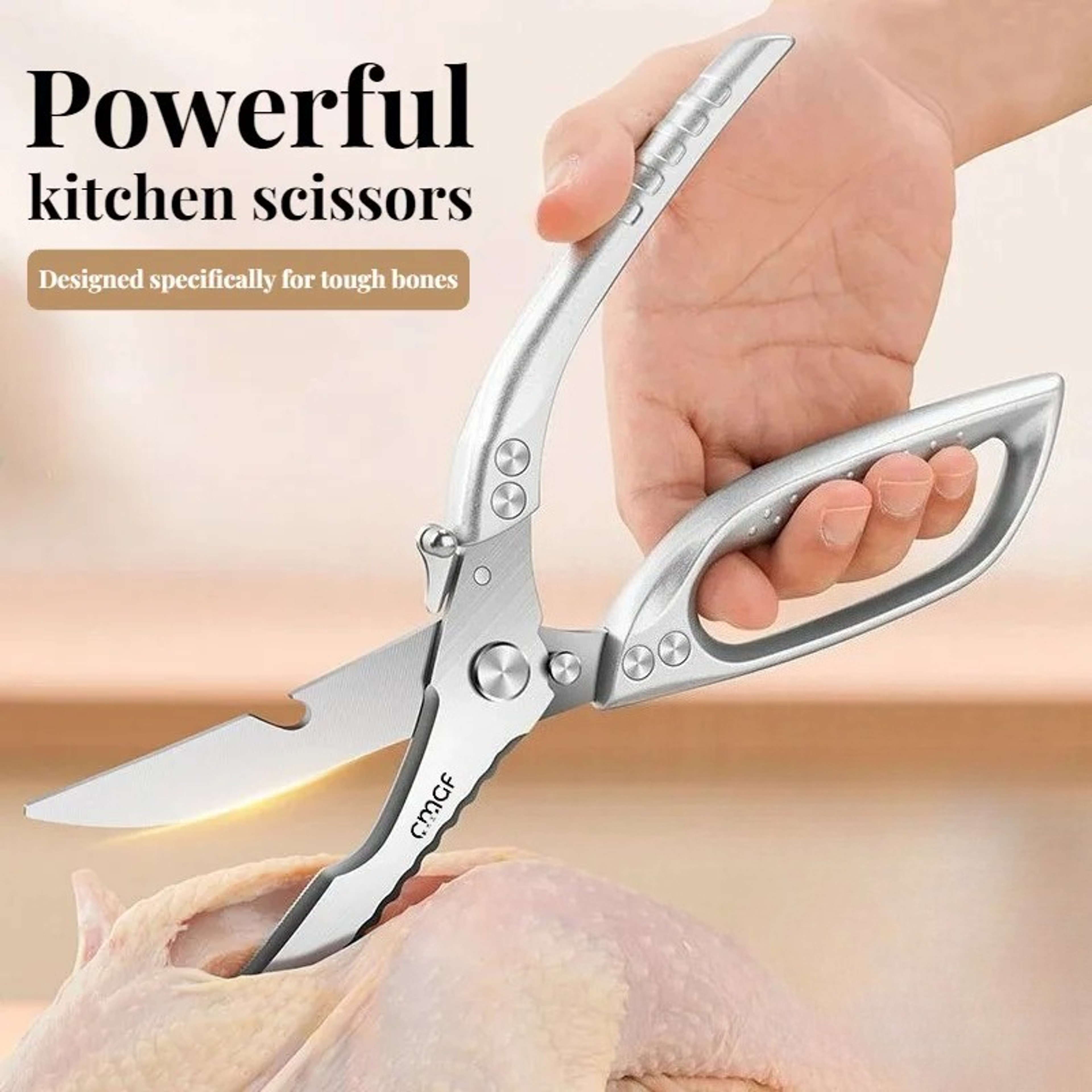 Heavy Duty Kitchen Shears For Poultry Meat  Fish Cutting 1