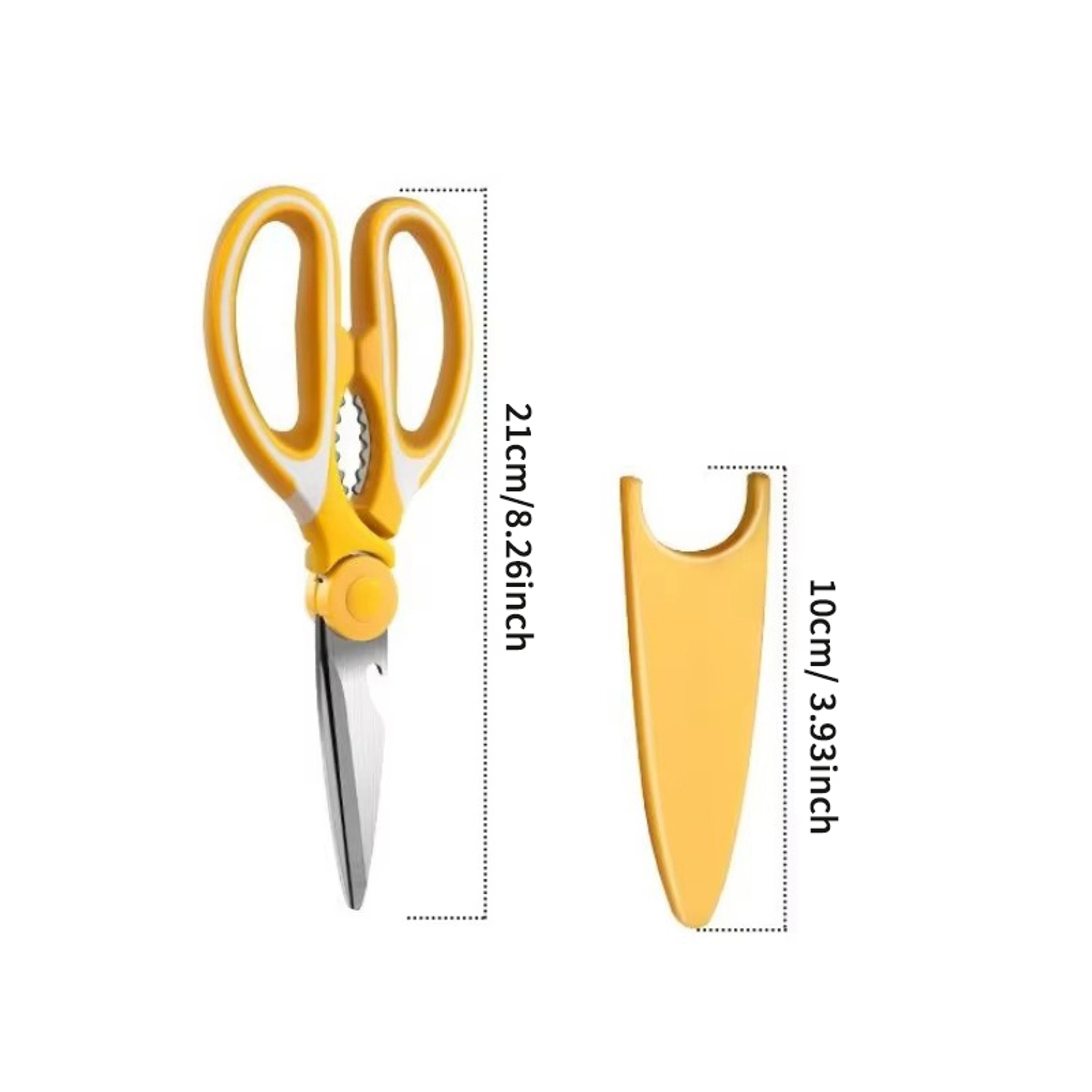 Heavy Duty Stainless Steel Kitchen Shears For Poultry Fish  Everyday Food Prep 4