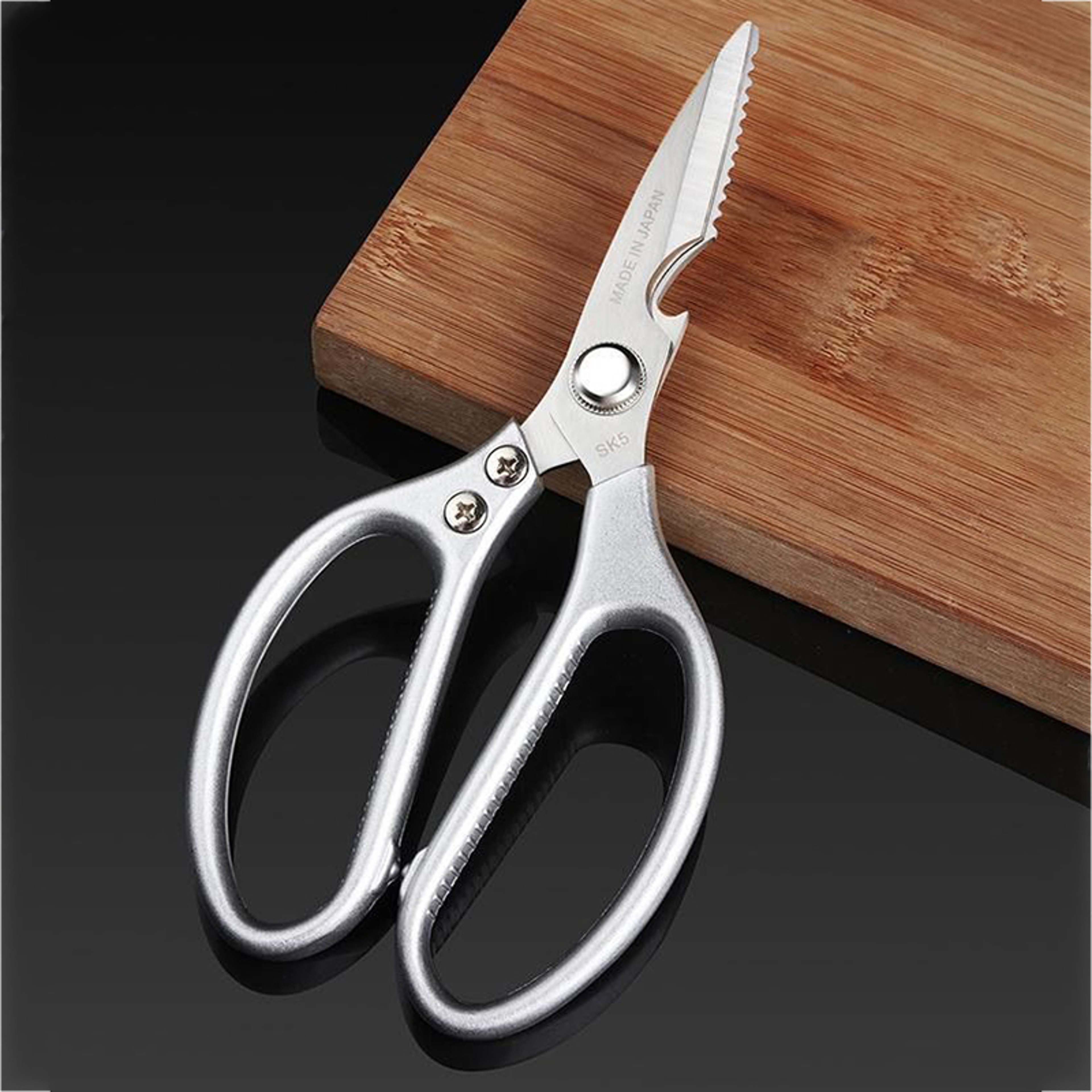 PrecisionCut Heavy Duty Kitchen Shears For Poultry Fish  Bone Cutting 4