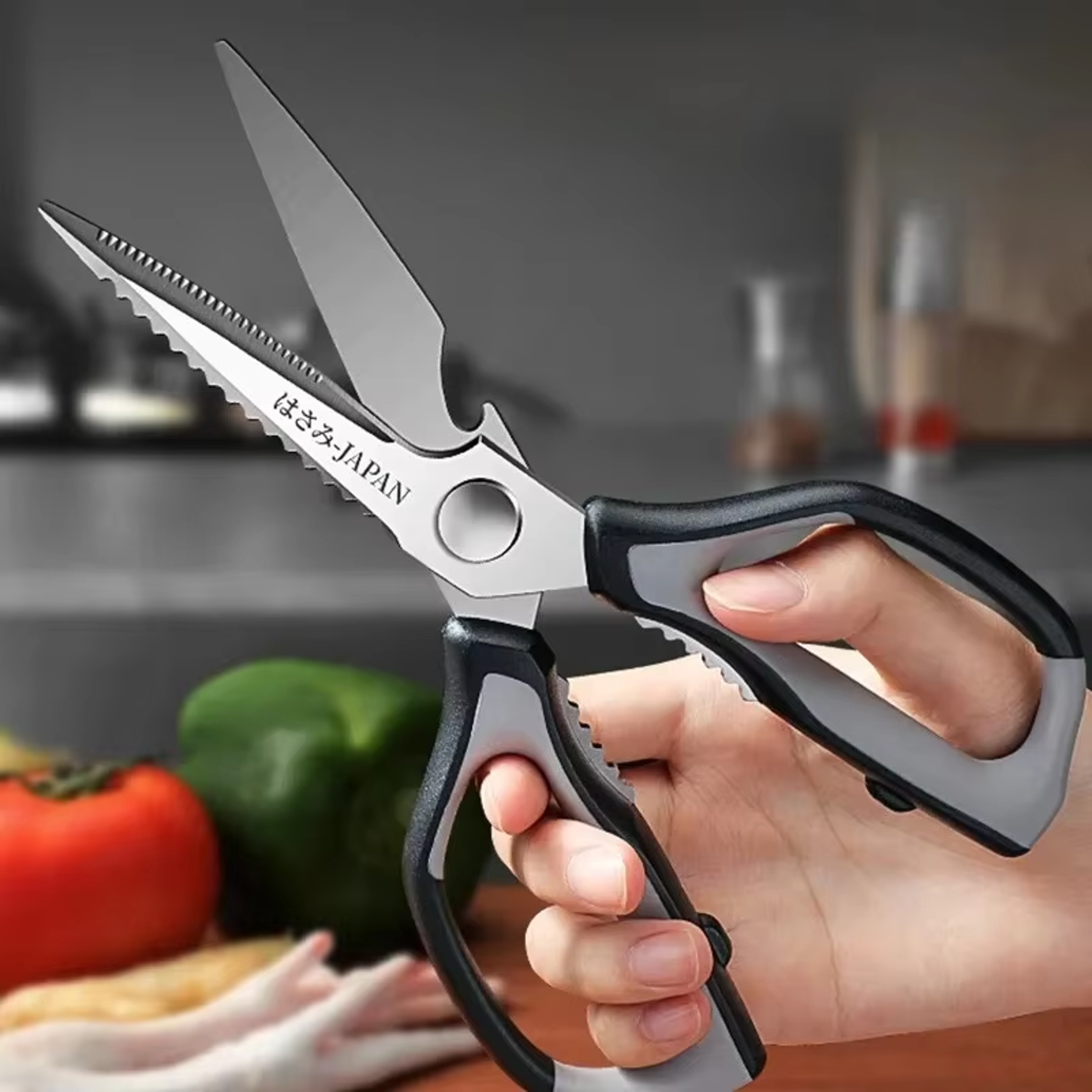 PrecisionCut Pro Heavy Duty Kitchen Shears For Bones Meat  Vegetables 2