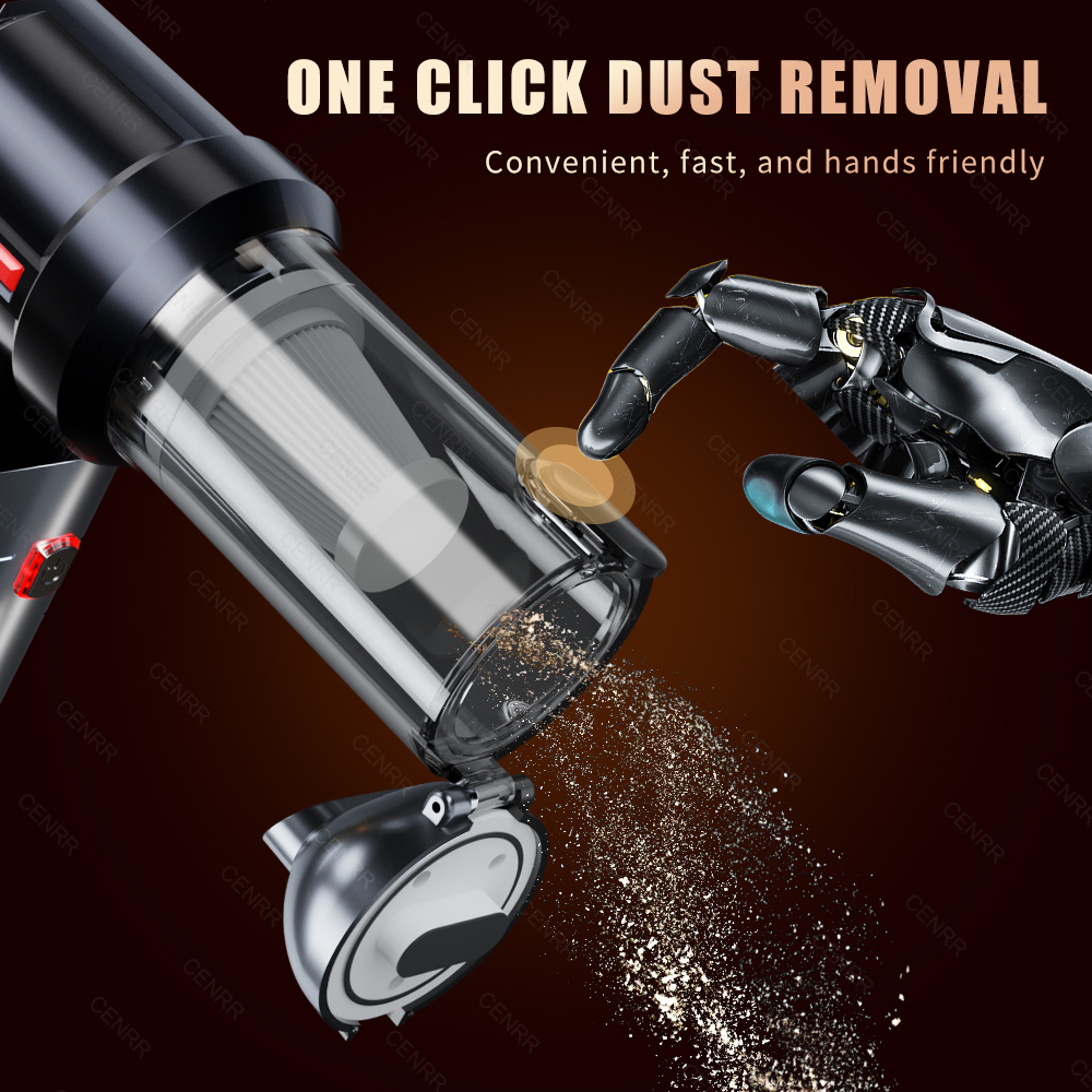 TurboClean Pro Cordless Car Vacuum Cleaner  Air Blower For Home Office And Auto Detailing 2