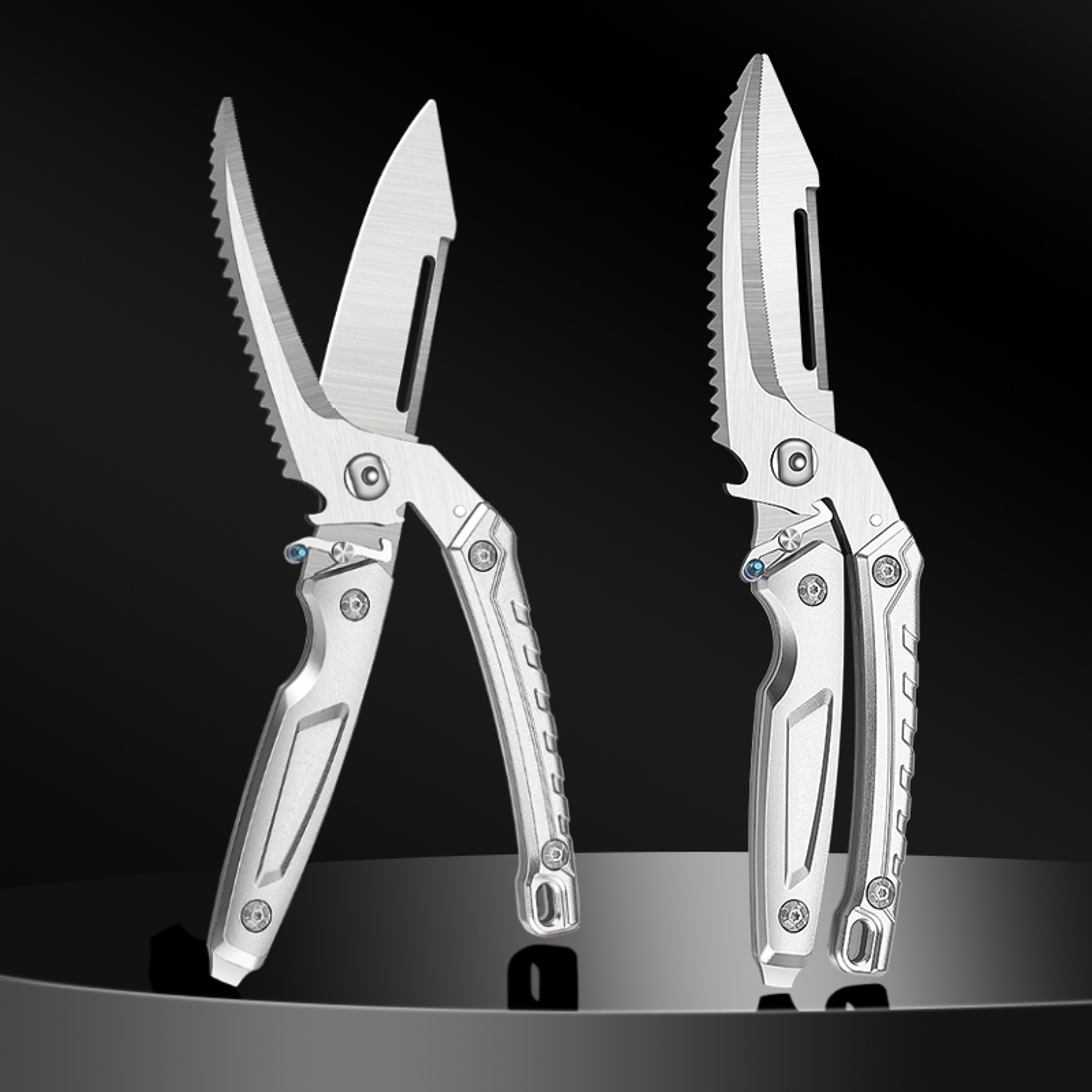 PrecisionCut Multi Function Poultry & Fish Bone Kitchen Shears – view 4