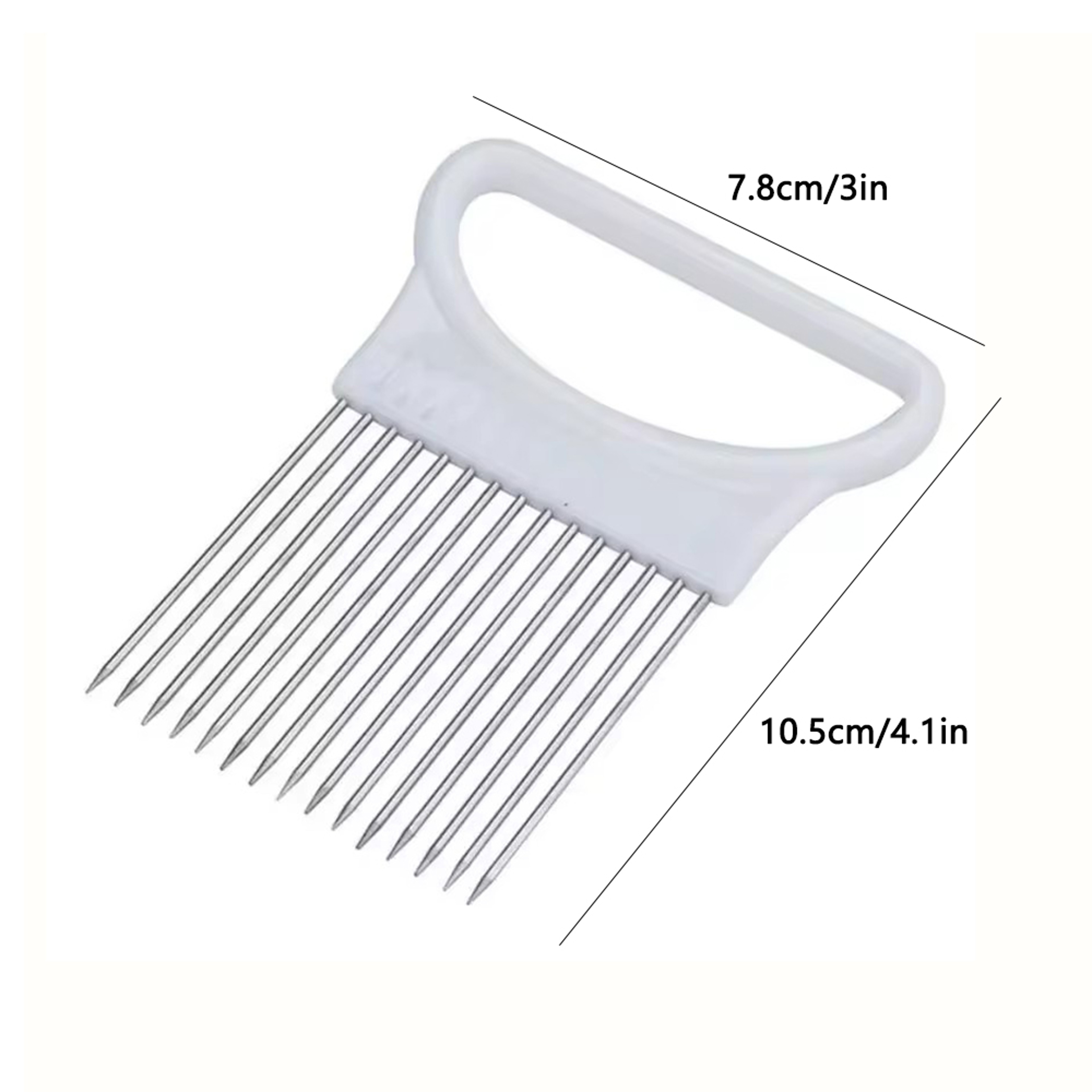 Precision Grip Onion Slicer & Vegetable Cutting Holder – view 4