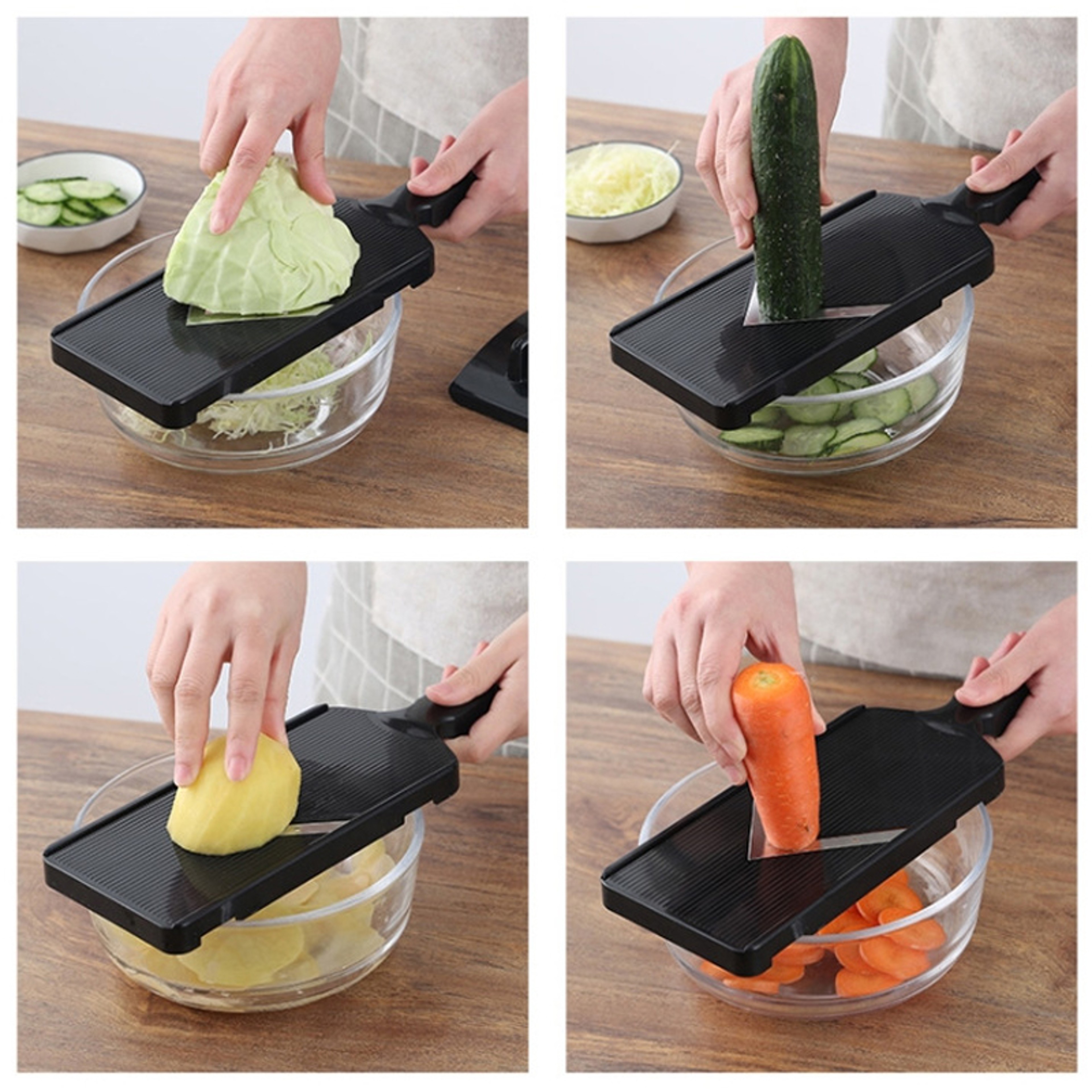 PrecisionCut Cabbage Shredder & Vegetable Slicer for Salads, Coleslaw & Meal Prep – view 6