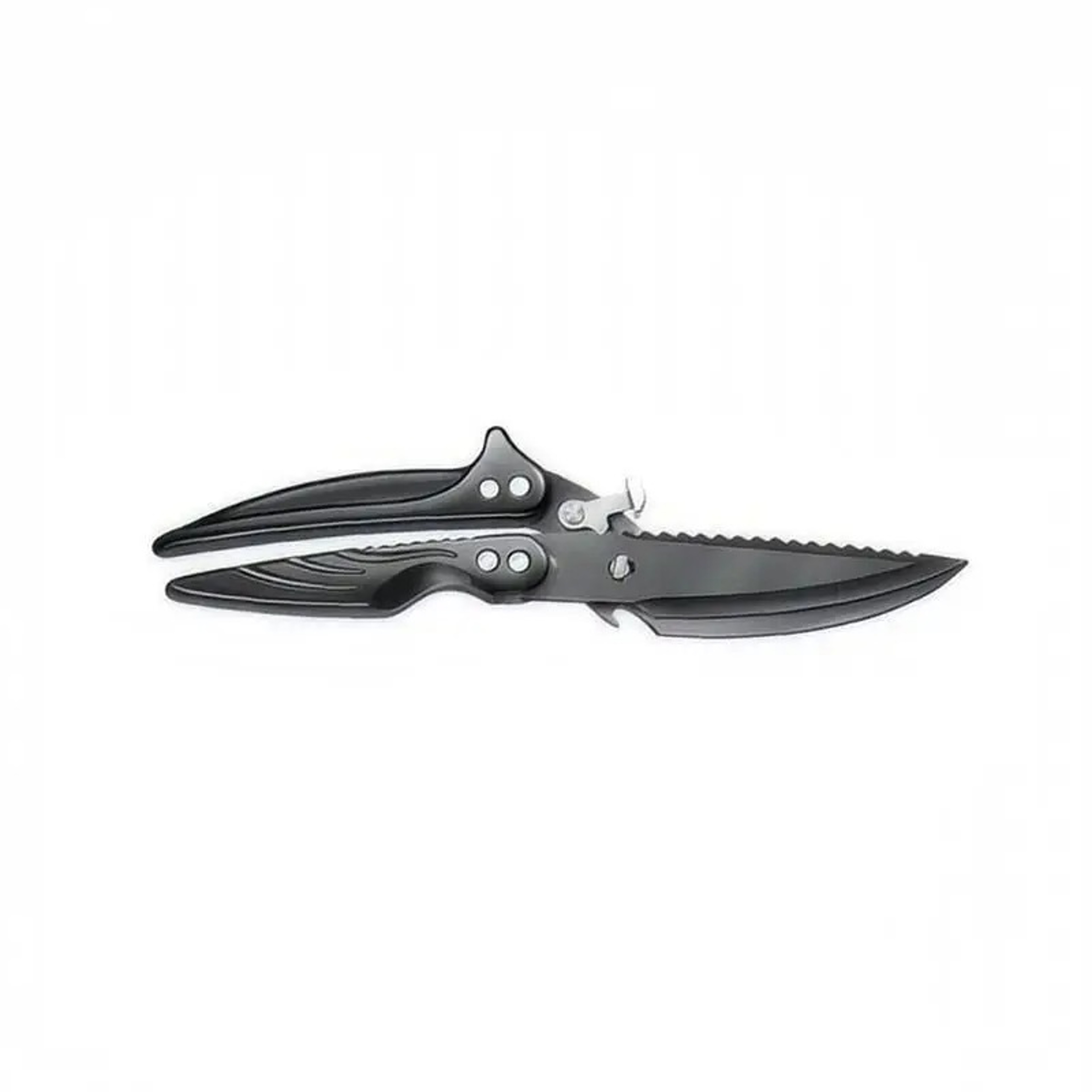 Heavy Duty Black Titanium Poultry & Kitchen Shears with Bone Cutting Power – view 7