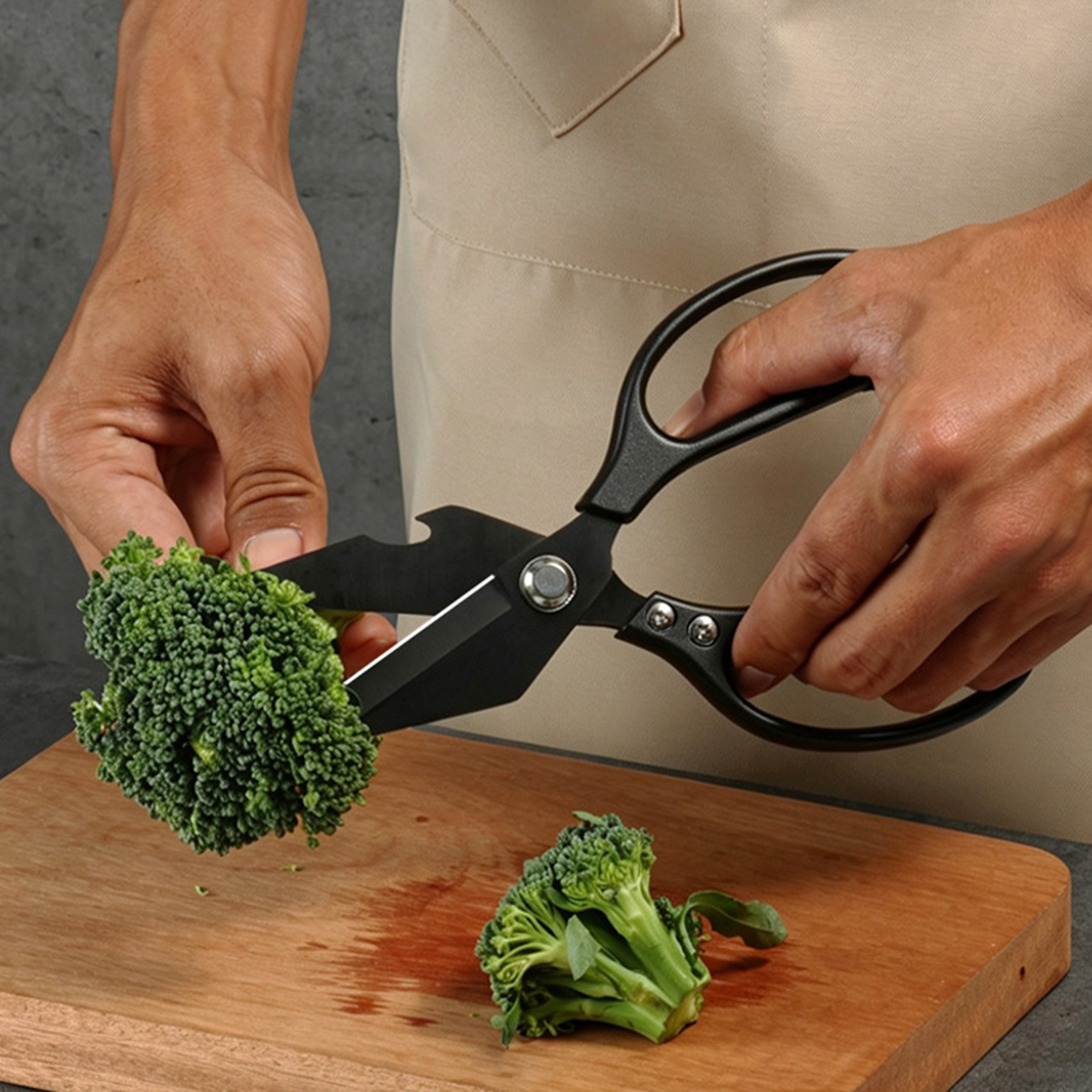 Multifunctional Stainless Steel Kitchen Shears  Bone Cutting Scissors Heavy Duty Chef Scissors For  1