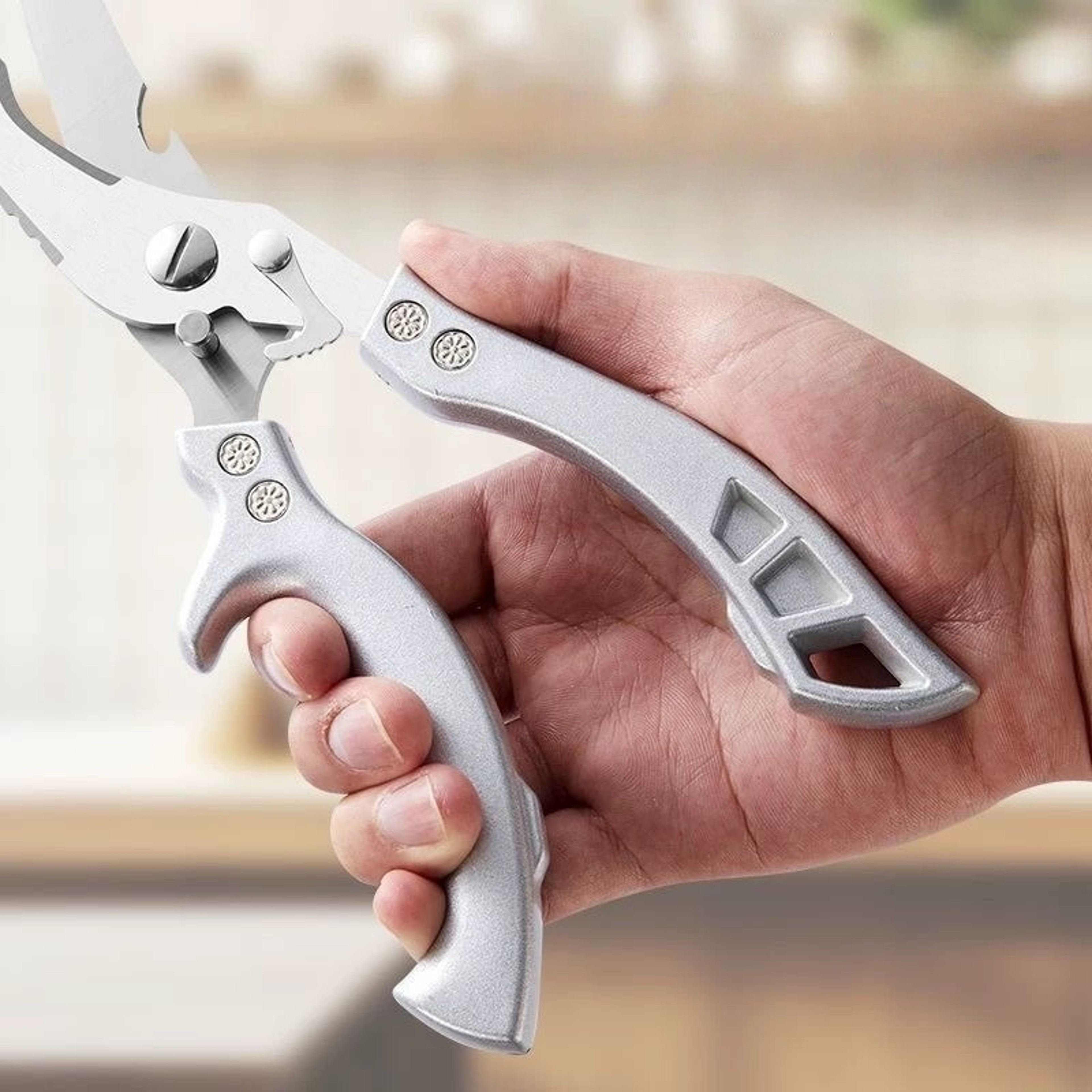 Heavy Duty Stainless Steel Kitchen Shears for Poultry, Meat & Everyday Food Prep – view 5