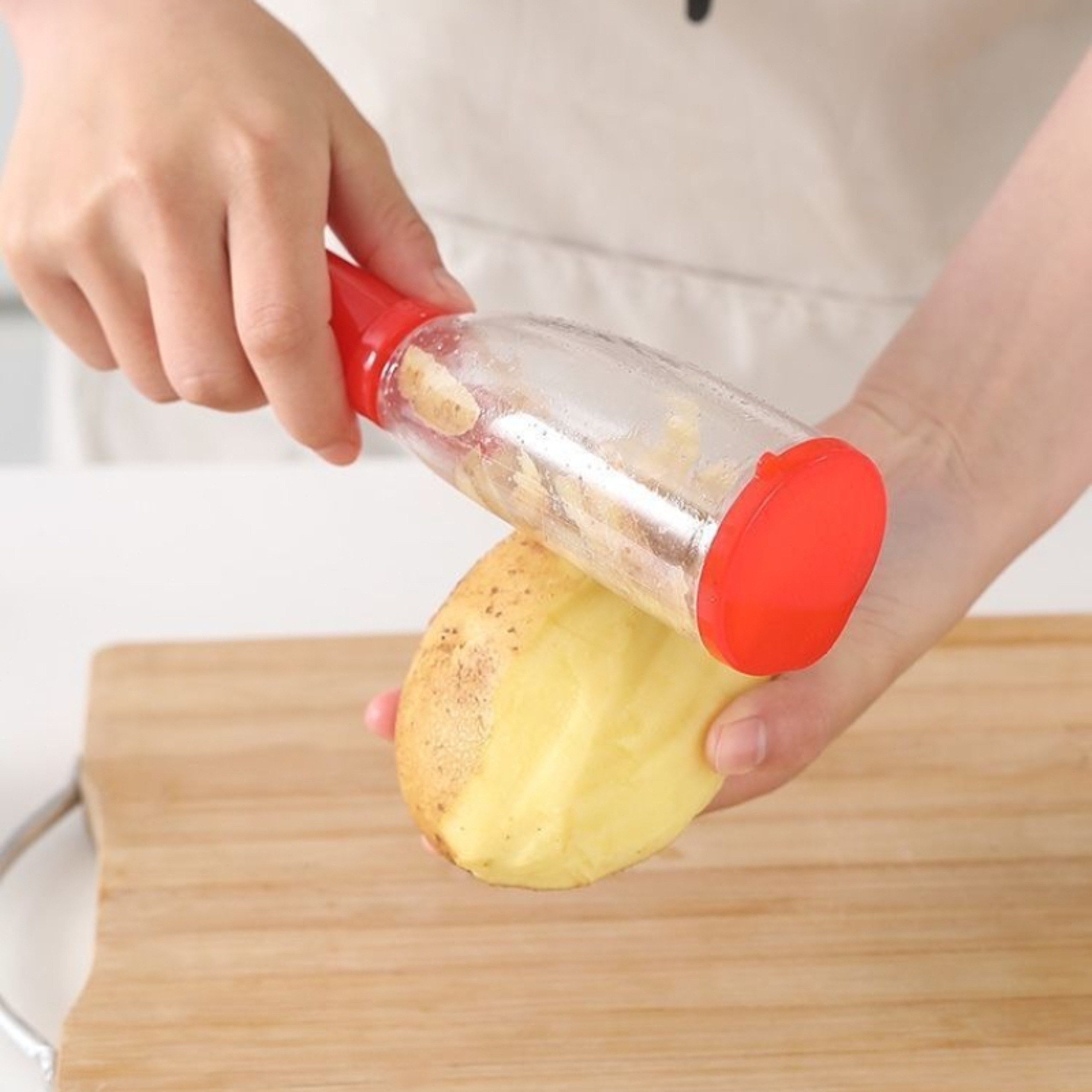 Premium No Mess Fruit & Vegetable Peeler with Storage Box Multifunction Kitchen Peeler – view 3