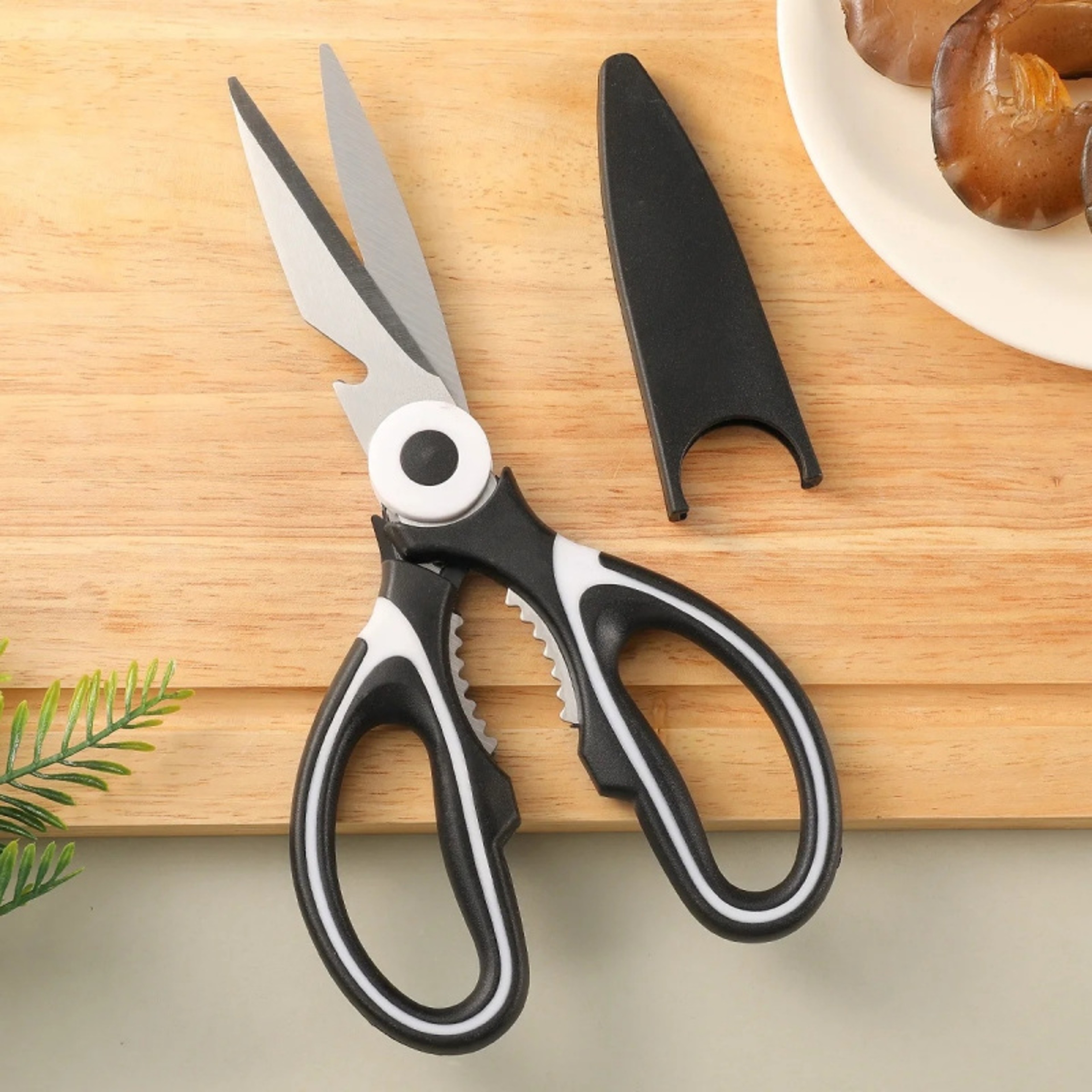 PrecisionCut Heavy Duty Kitchen Scissors Stainless Steel Food Scissors For Everyday Kitchen Prep 1